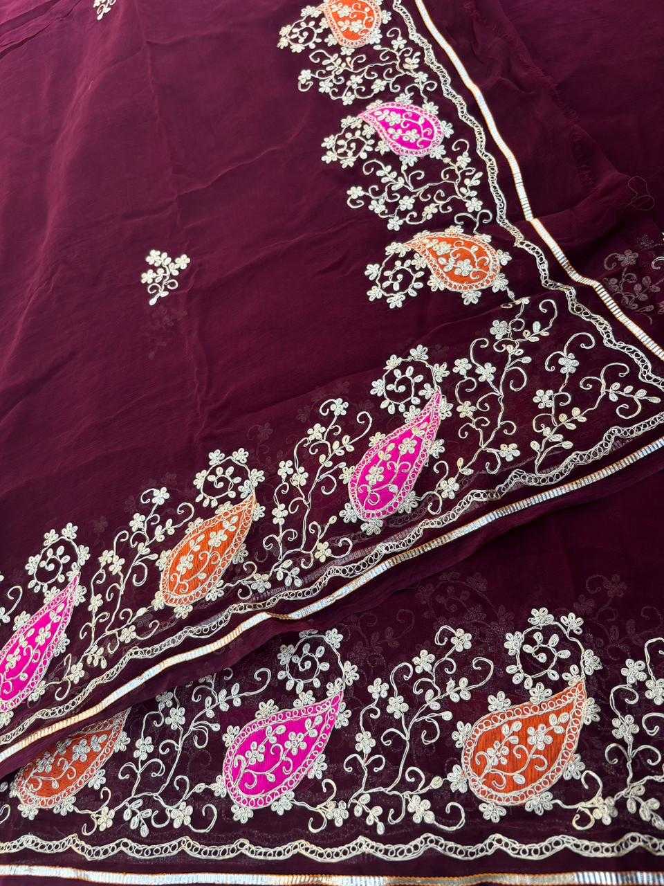 Ynf Chiffon KESH582 104 Sarees Festive Collections Wholesale Chiffon Sarees Festive Sarees Sarees With Blouse Manufacturer- Kapda Export