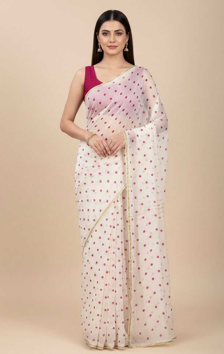 Ynf Chiffon KESH582 105 Sarees Festive Collections Wholesale Chiffon Sarees Festive Sarees Sarees With Blouse Manufacturer- Kapda Export