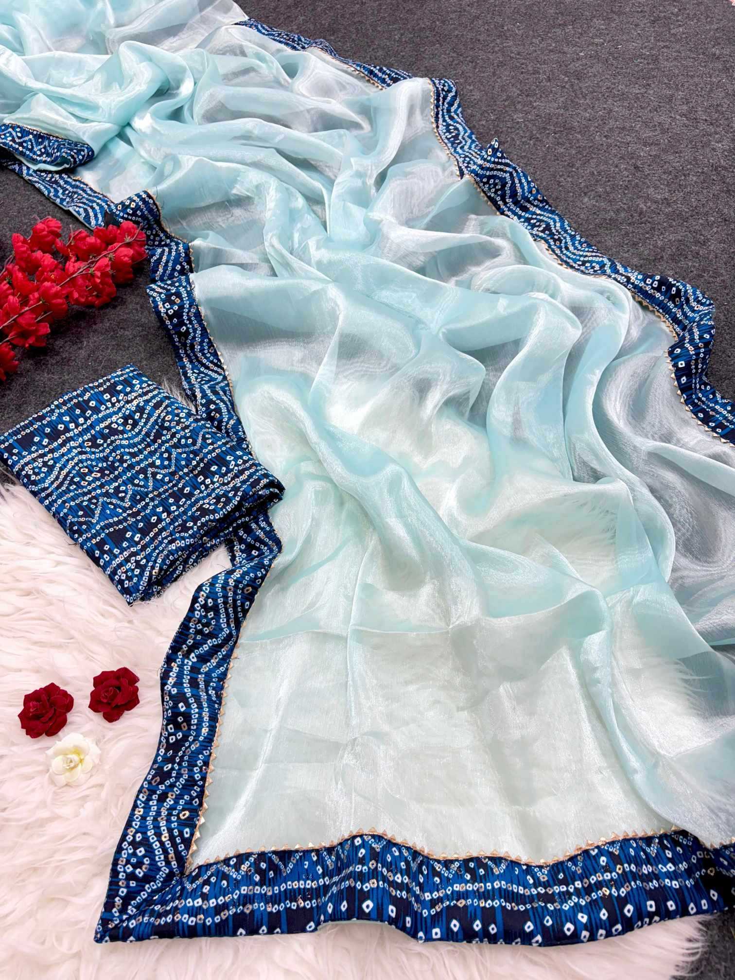 Ynf Chiffon KESH649 Adhita Sarees Wholesale Printed Sarees Chiffon Sarees Satin Sarees Manufacturer- Kapda Export