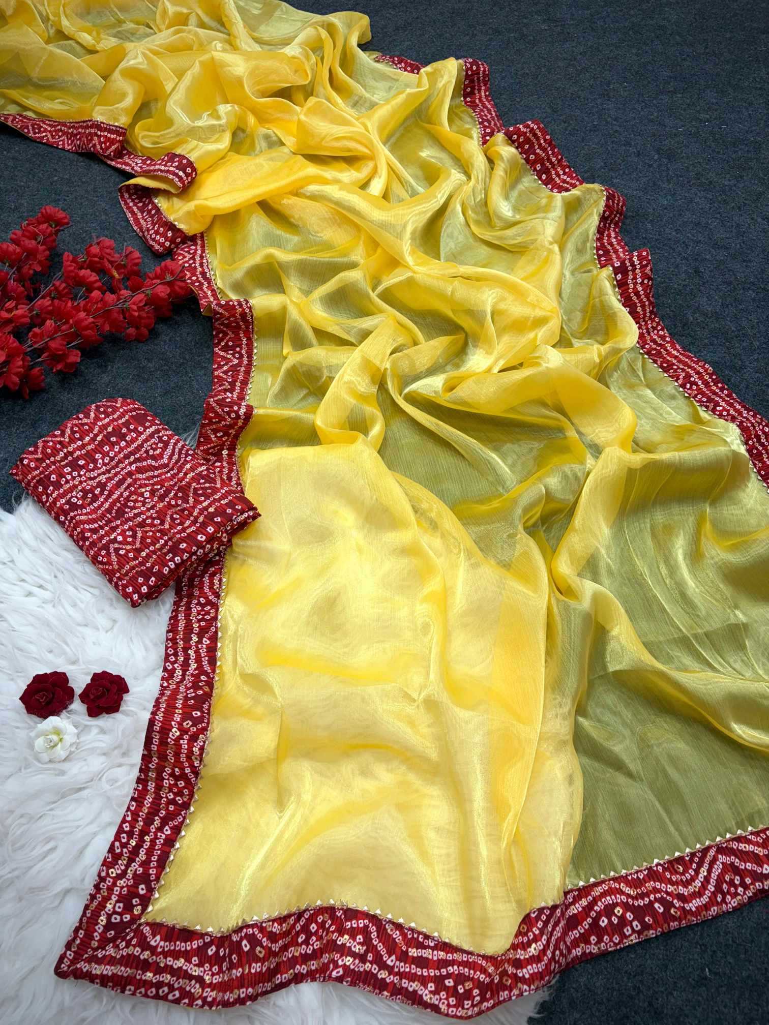 Ynf Chiffon KESH649 Adhita Sarees Wholesale Printed Sarees Chiffon Sarees Satin Sarees Manufacturer- Kapda Export