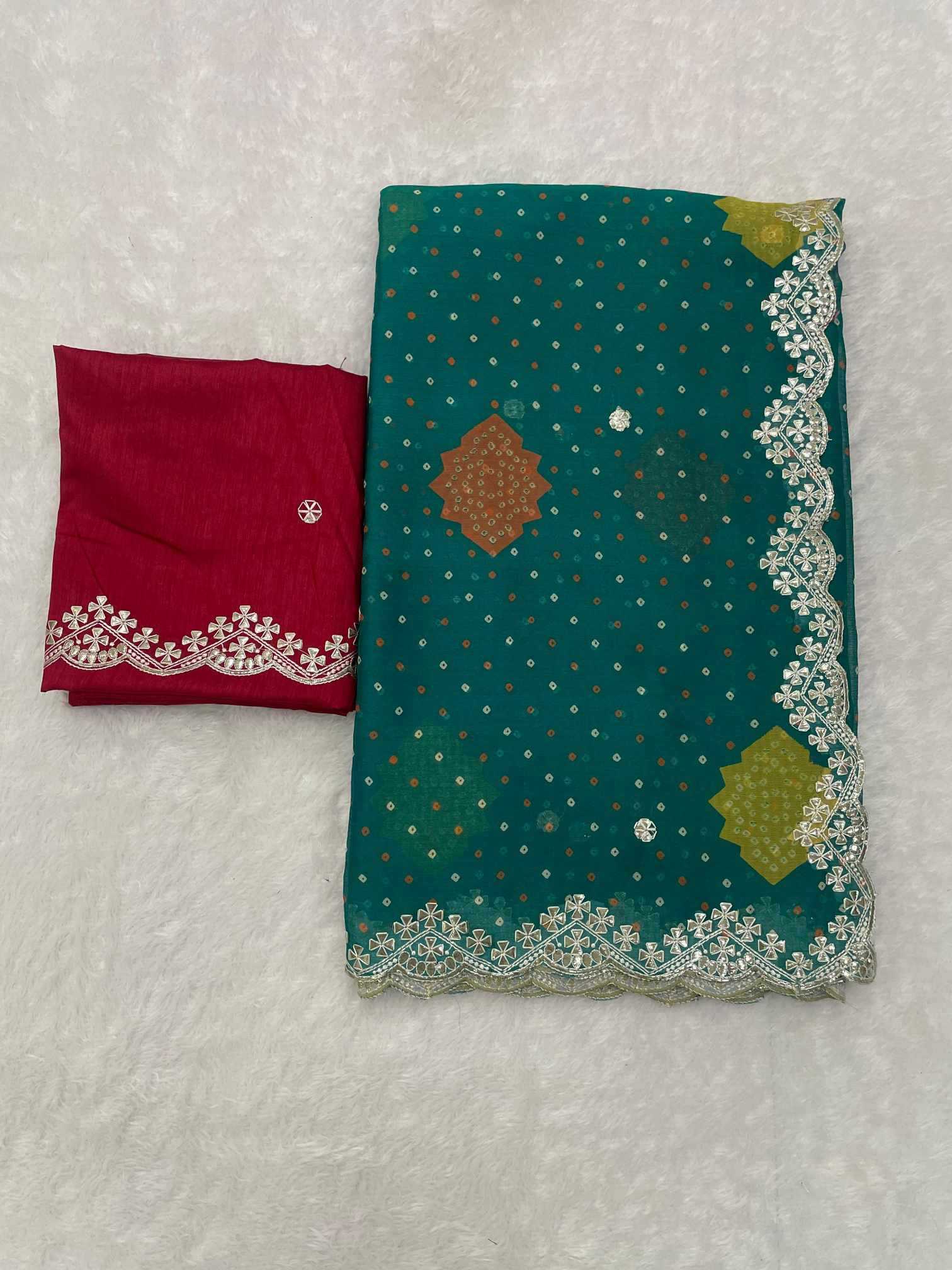 Ynf Chiffon KESH649 Eiliya Sarees Wholesale Georgette Sarees Chiffon Sarees Butta Sarees Manufacturer- Kapda Export