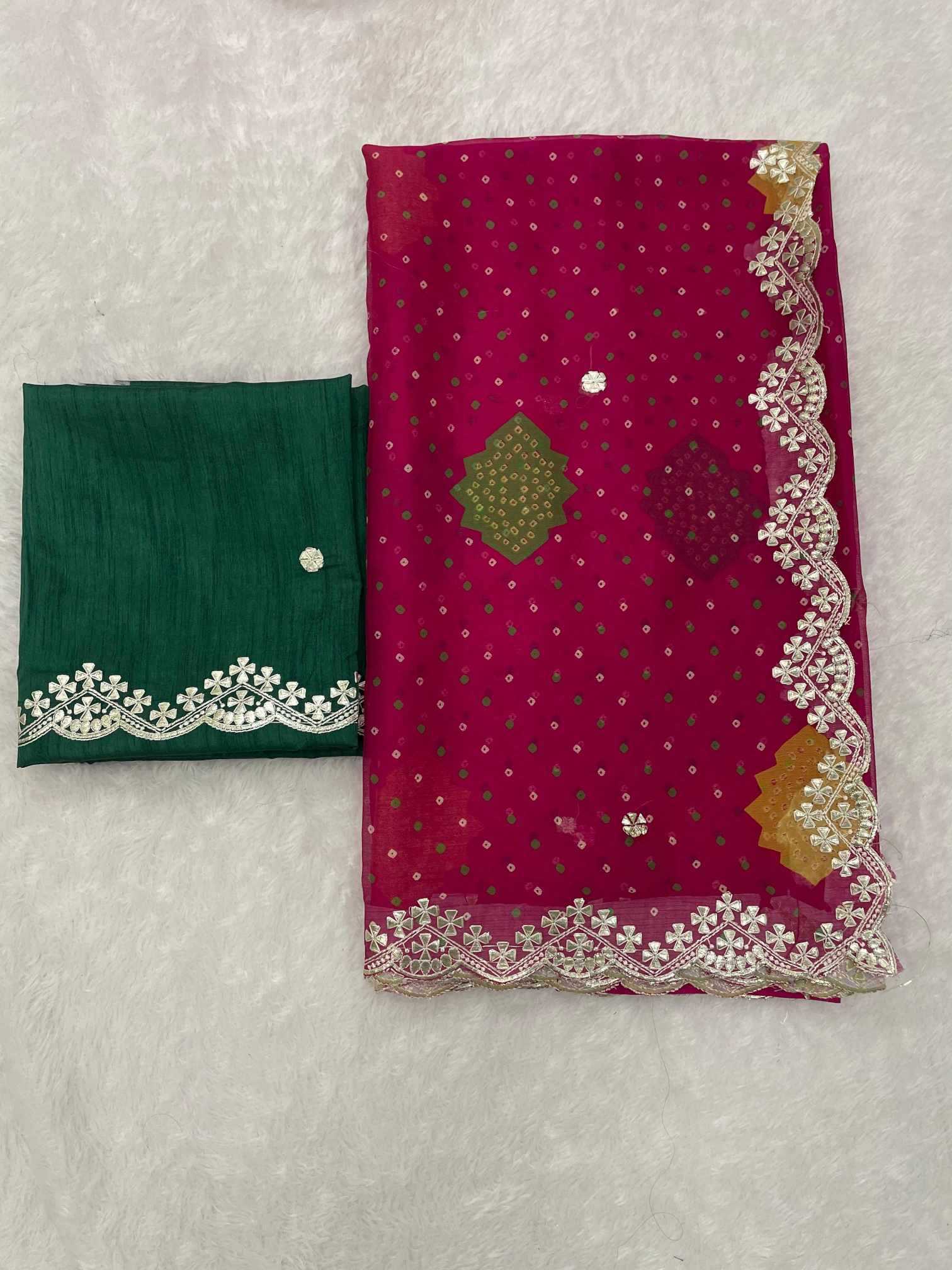 Ynf Chiffon KESH649 Eiliya Sarees Wholesale Georgette Sarees Chiffon Sarees Butta Sarees Manufacturer- Kapda Export