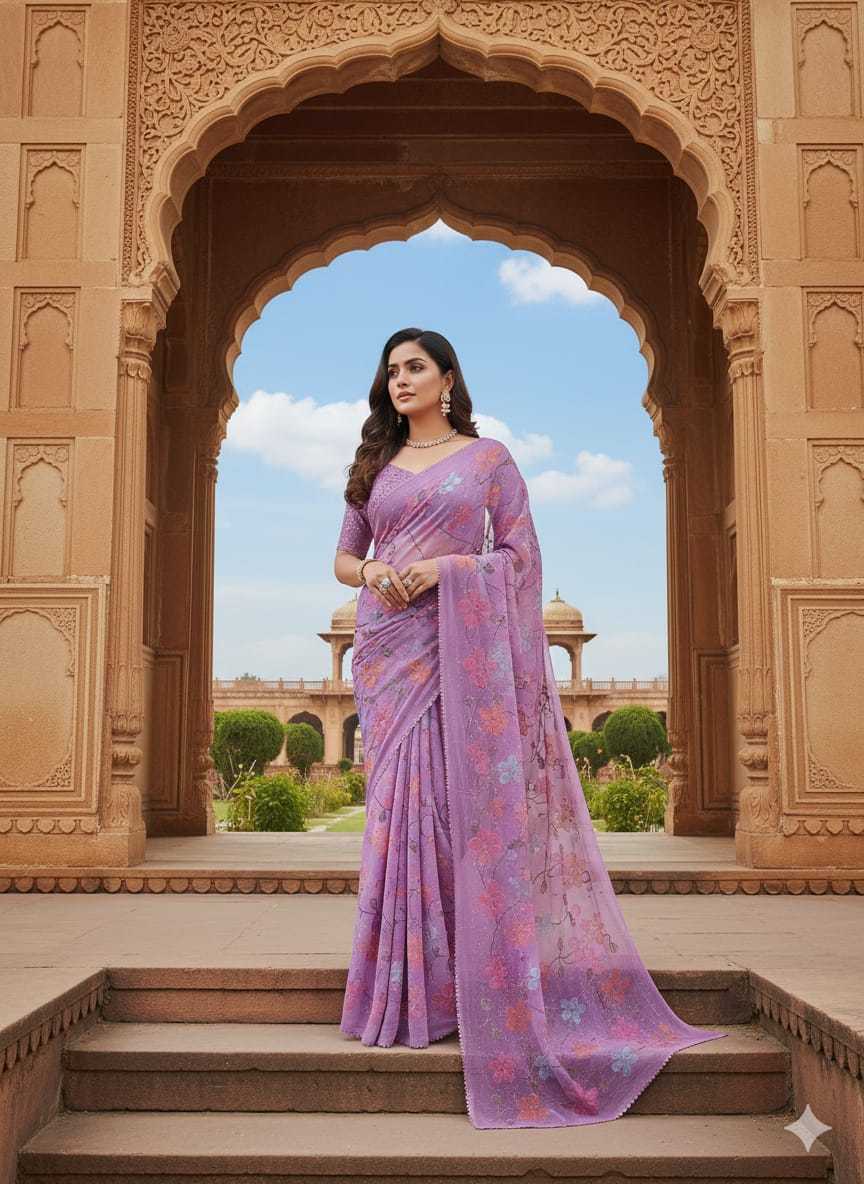 Ynf Chiffon KESH682 Amrita Sarees Wholesale Fancy Sarees Chiffon Sarees Swarovski Sarees Manufacturer- Kapda Export