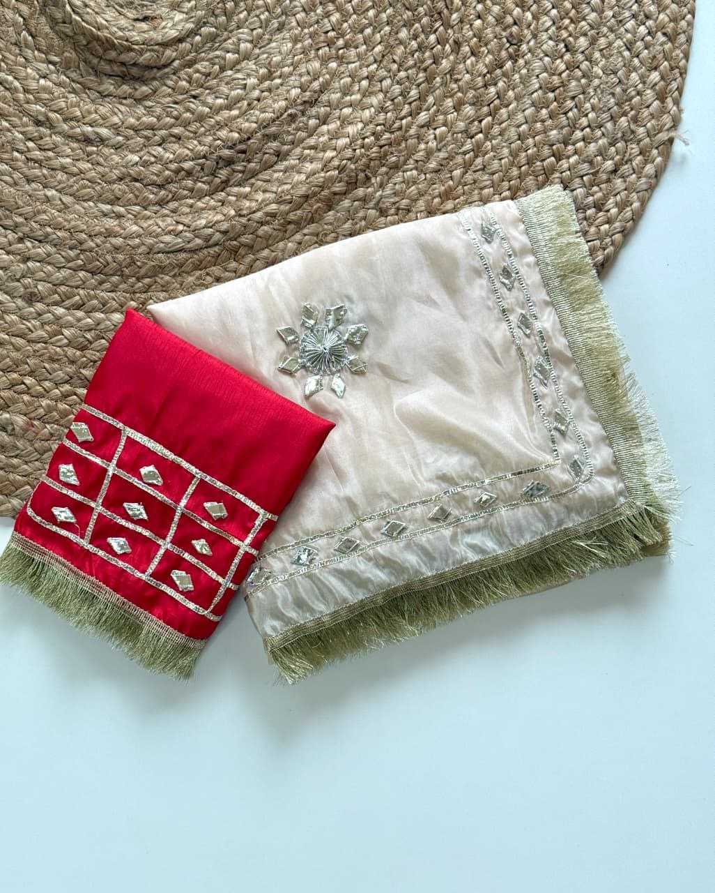 Ynf Chinon KESH538 1230 Sarees Wholesale Designer Sarees Gota Patti Sarees Lace Border Sarees Manufacturer- Kapda Export