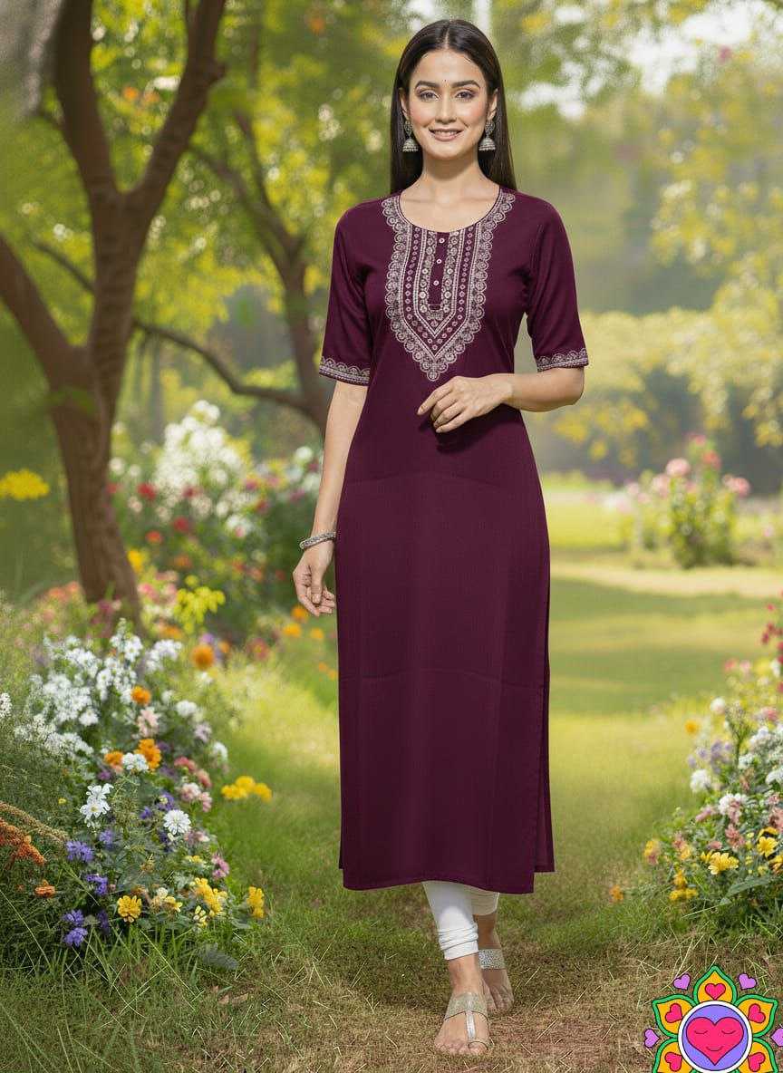 Ynf Cotton KESH550 326 Kurti Wholesale Party Wear Kurtis Fancy Kurti Embroidered Kurtis Manufacturer- Kapda Export