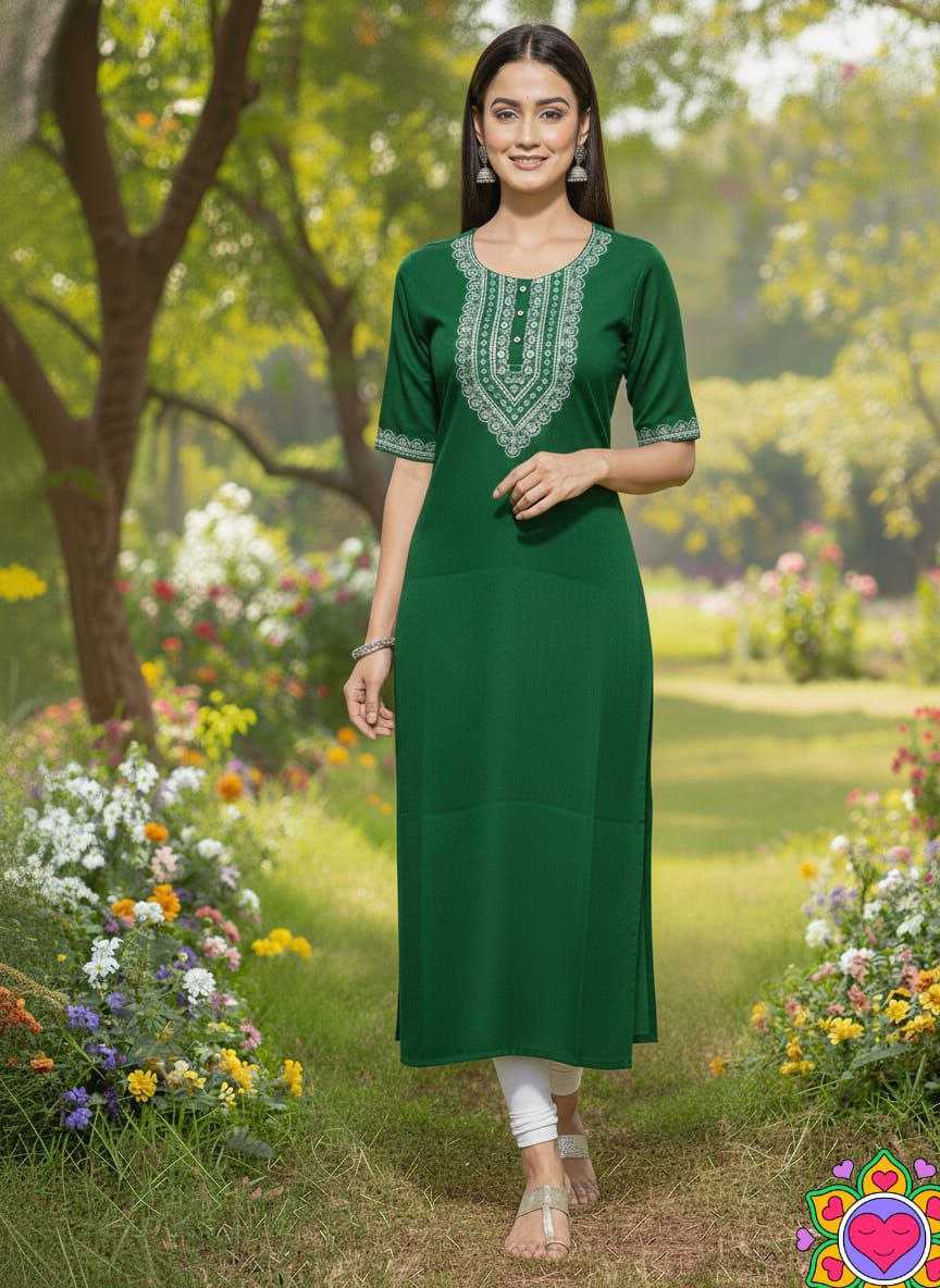 Ynf Cotton KESH550 326 Kurti Wholesale Party Wear Kurtis Fancy Kurti Embroidered Kurtis Manufacturer- Kapda Export