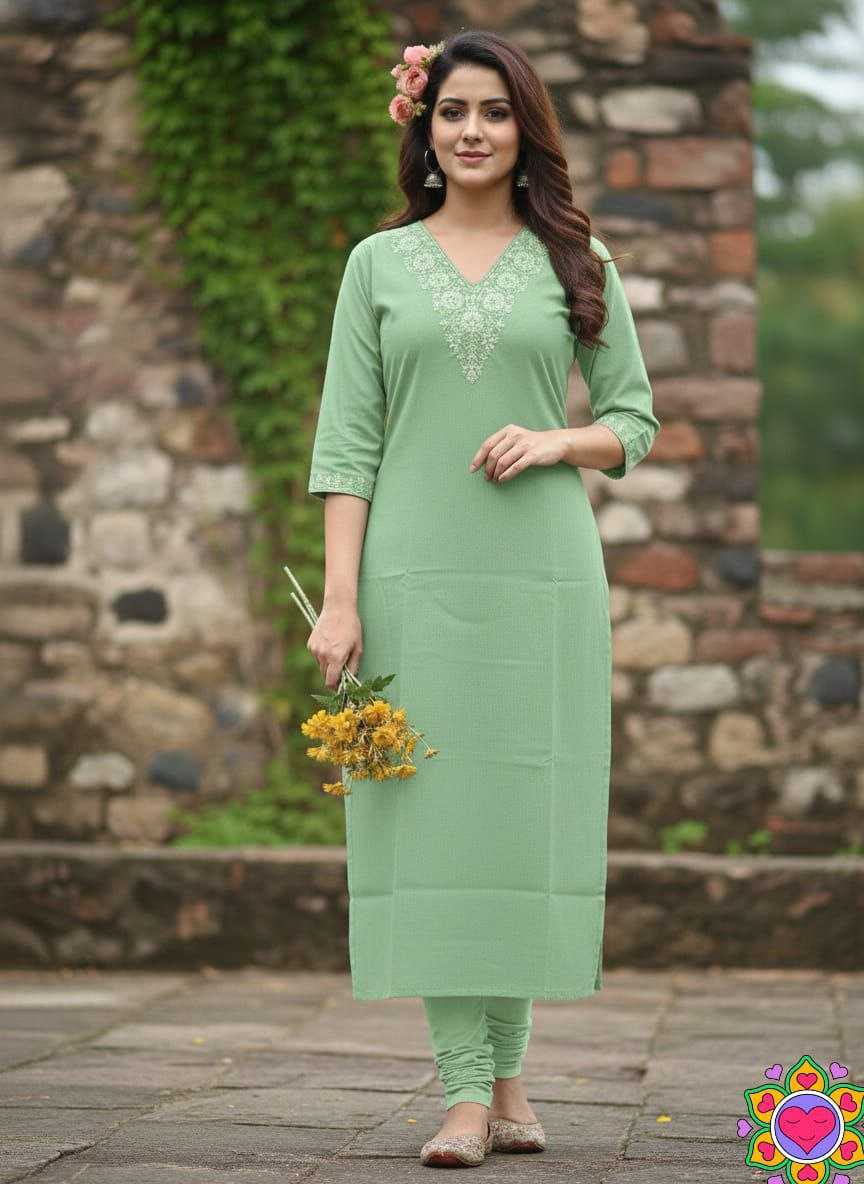 Ynf Cotton KESH550 327 Kurti Wholesale Designer Kurtis Fancy Kurti Embroidered Kurtis Manufacturer- Kapda Export