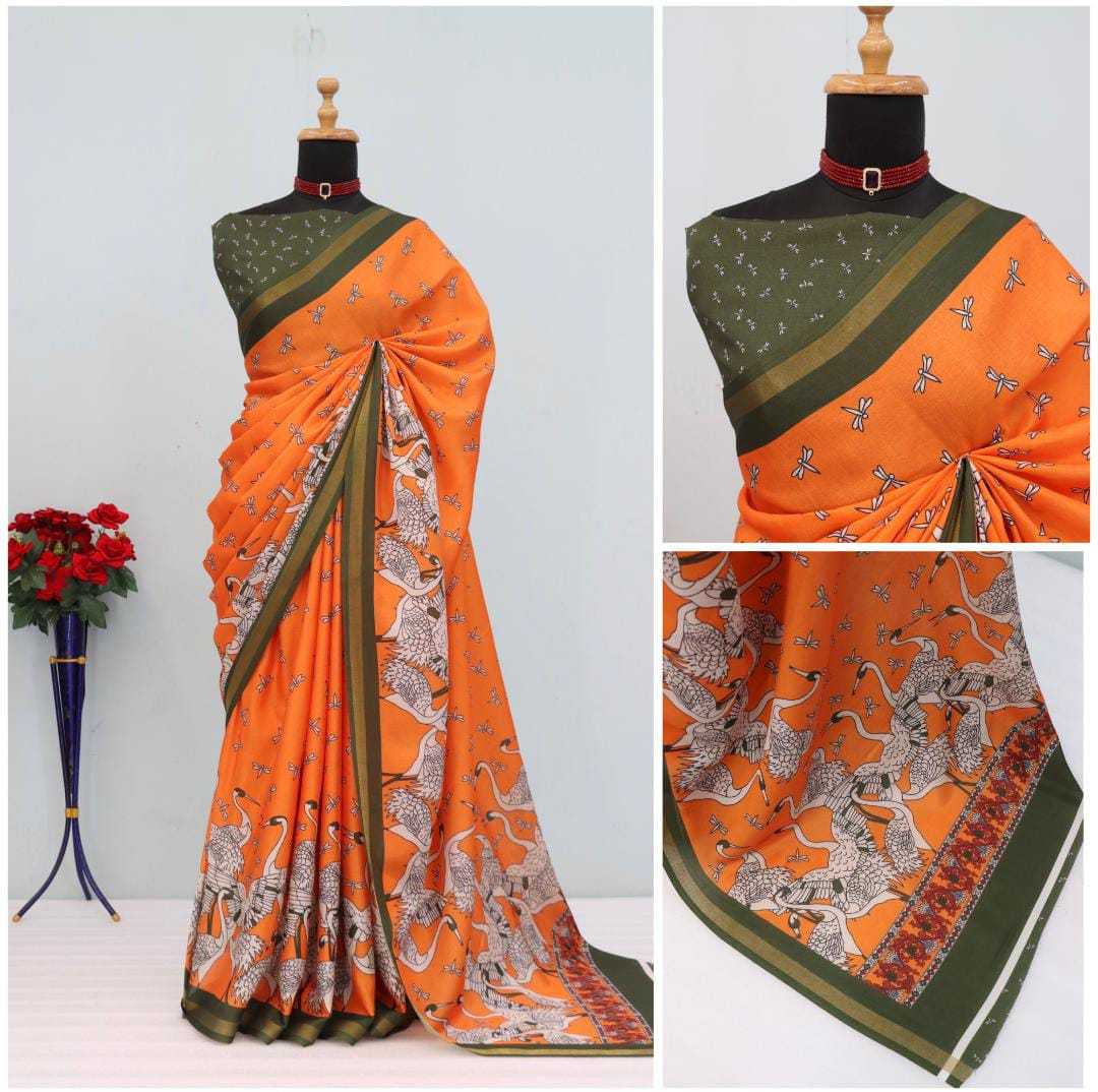 Ynf Cotton KESH575 206 Sarees Festive Collections Wholesale Zari Border Sarees Sarees With Blouse Mulmul Cotton Sarees Manufacturer- Kapda Export