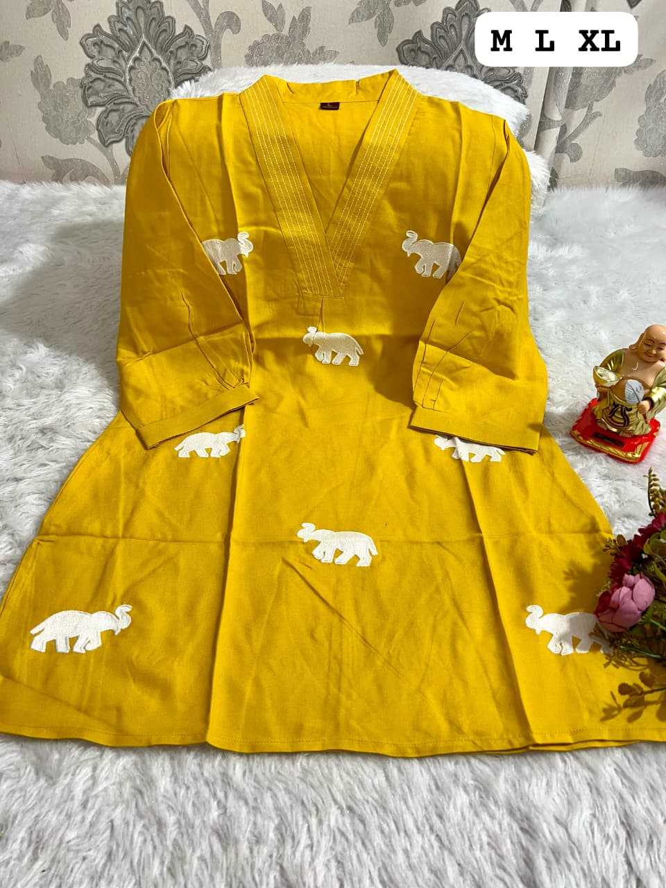 Ynf Cotton KESH594 Anusha Kurti Wholesale Party Wear Kurtis Designer Kurtis Cotton Kurtis Manufacturer- Kapda Export