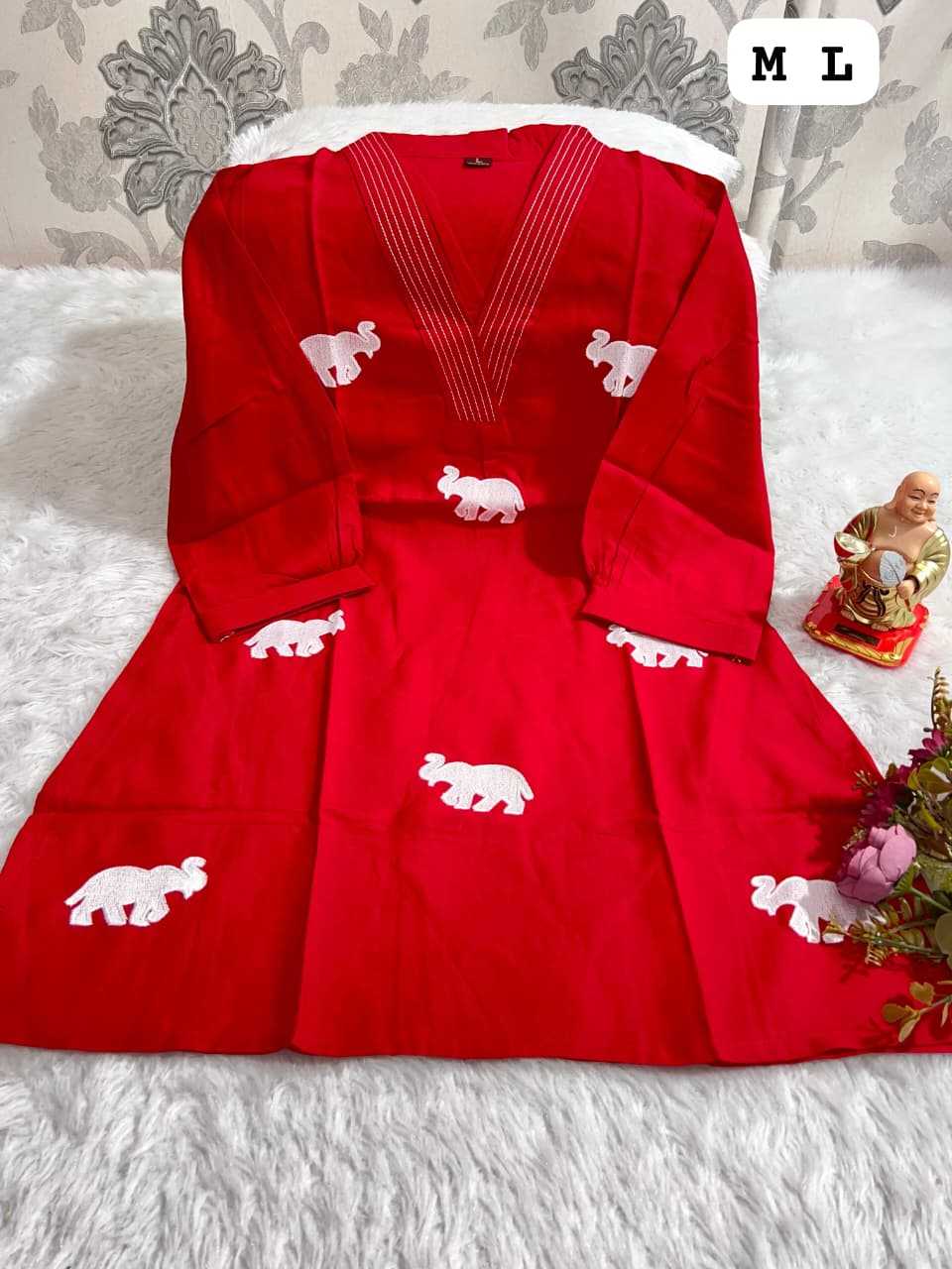 Ynf Cotton KESH594 Anusha Kurti Wholesale Party Wear Kurtis Designer Kurtis Cotton Kurtis Manufacturer- Kapda Export