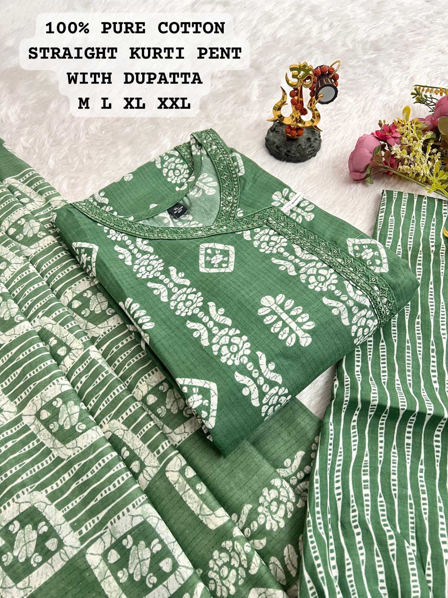 Ynf Cotton KESH594 Tabeer Kurti Wholesale Designer Kurtis Cotton Kurtis Kurti With Pants Manufacturer- Kapda Export