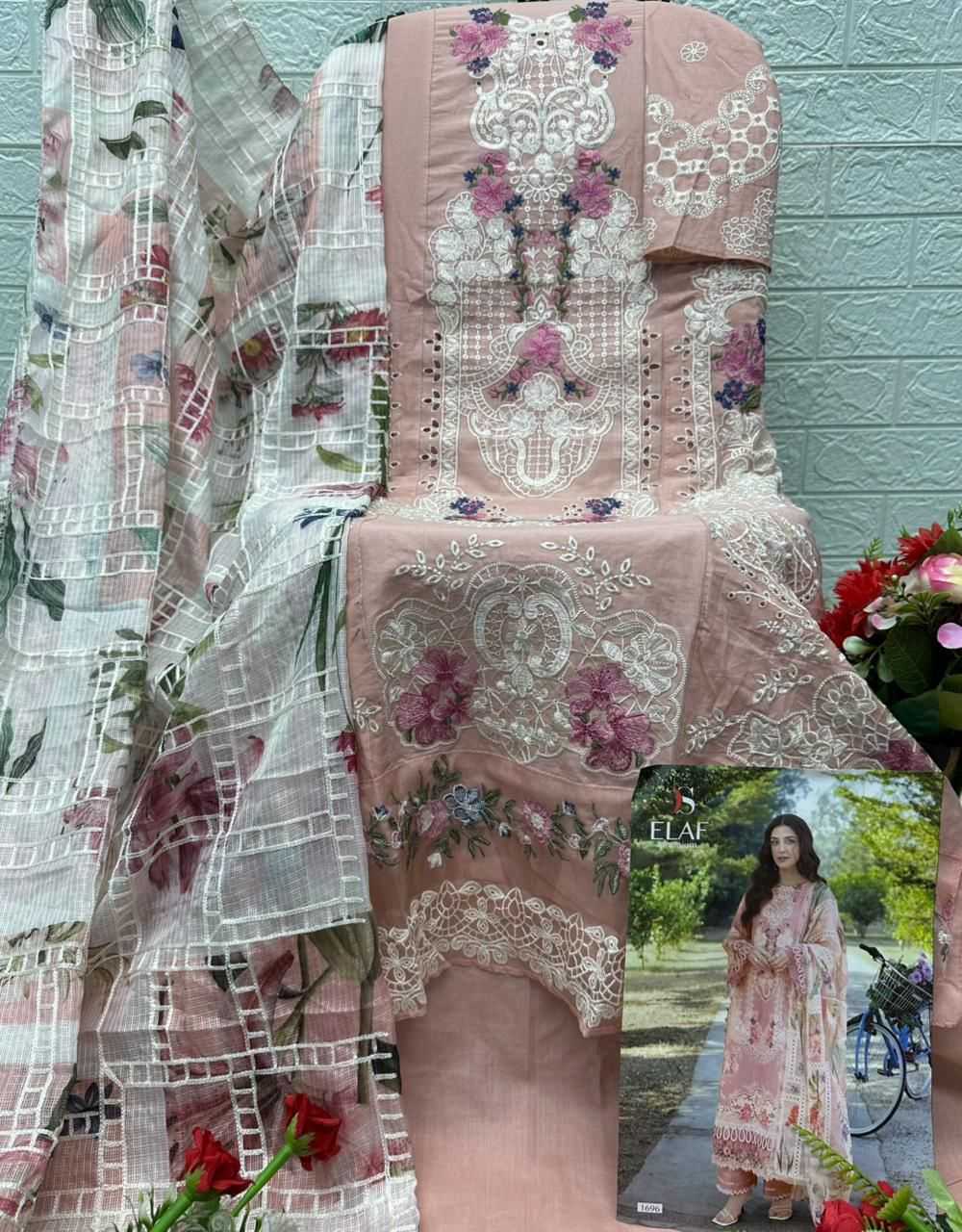 Ynf Cotton KESH677 DEEPSY ELAF Adhiraani Suits & Dresses Wholesale Embroidery Suits Cotton Suits Designer Suits Manufacturer- Kapda Export