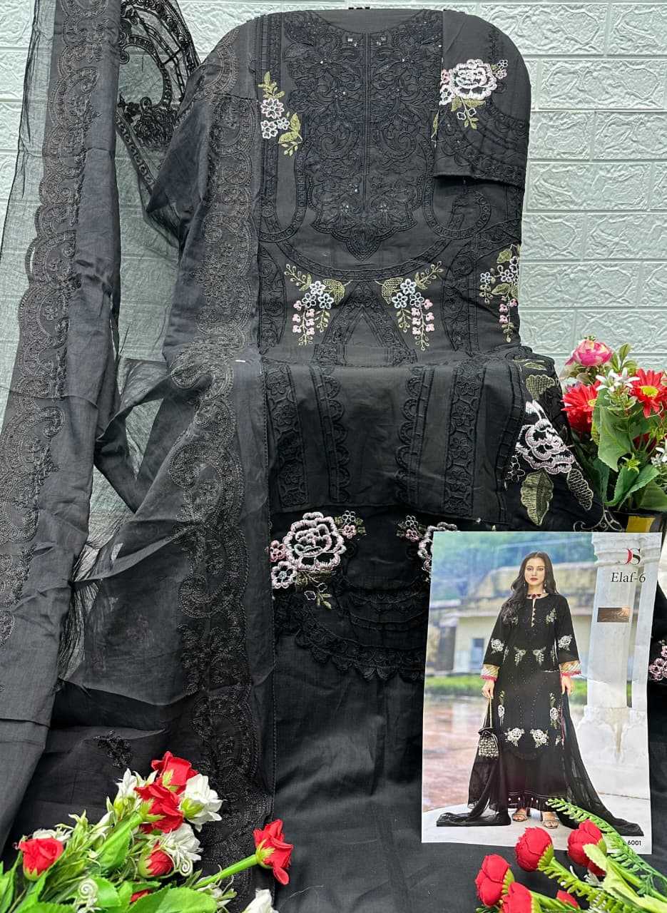 Ynf Cotton KESH677 DEEPSY Elaf Luxury Lawn 25-6 6001 Suits & Dresses Wholesale Embroidery Suits Cotton Suits Designer Suits Manufacturer- Kapda Export