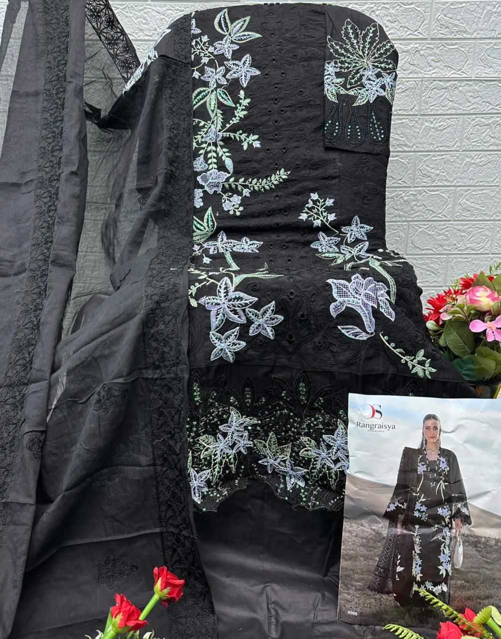 Ynf Cotton KESH677 Deepsy Rangrasiya Lawn-4 Suits & Dresses Wholesale Embroidery Suits Cotton Suits Designer Suits Manufacturer- Kapda Export