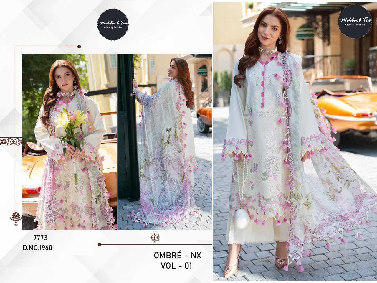 Ynf Cotton KESH677 MEHBOOB TEX STARLET LAWN COLLECTION-26 Suits & Dresses Wholesale Embroidery Suits Cotton Suits Designer Suits Manufacturer- Kapda Export