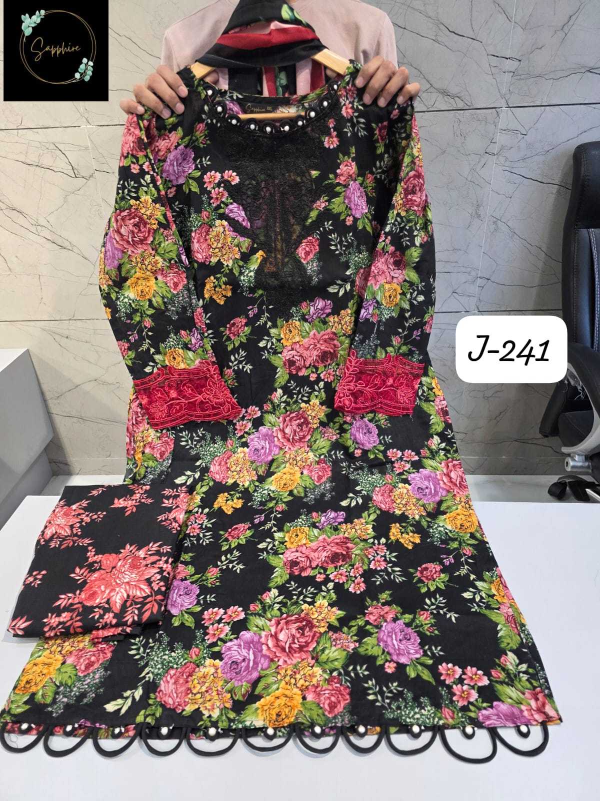 Ynf Cotton KESH677 SAPPHIRE JAZMIN-241 Suits & Dresses Wholesale Cotton Suits Wedding Suits Designer Suits Manufacturer- Kapda Export