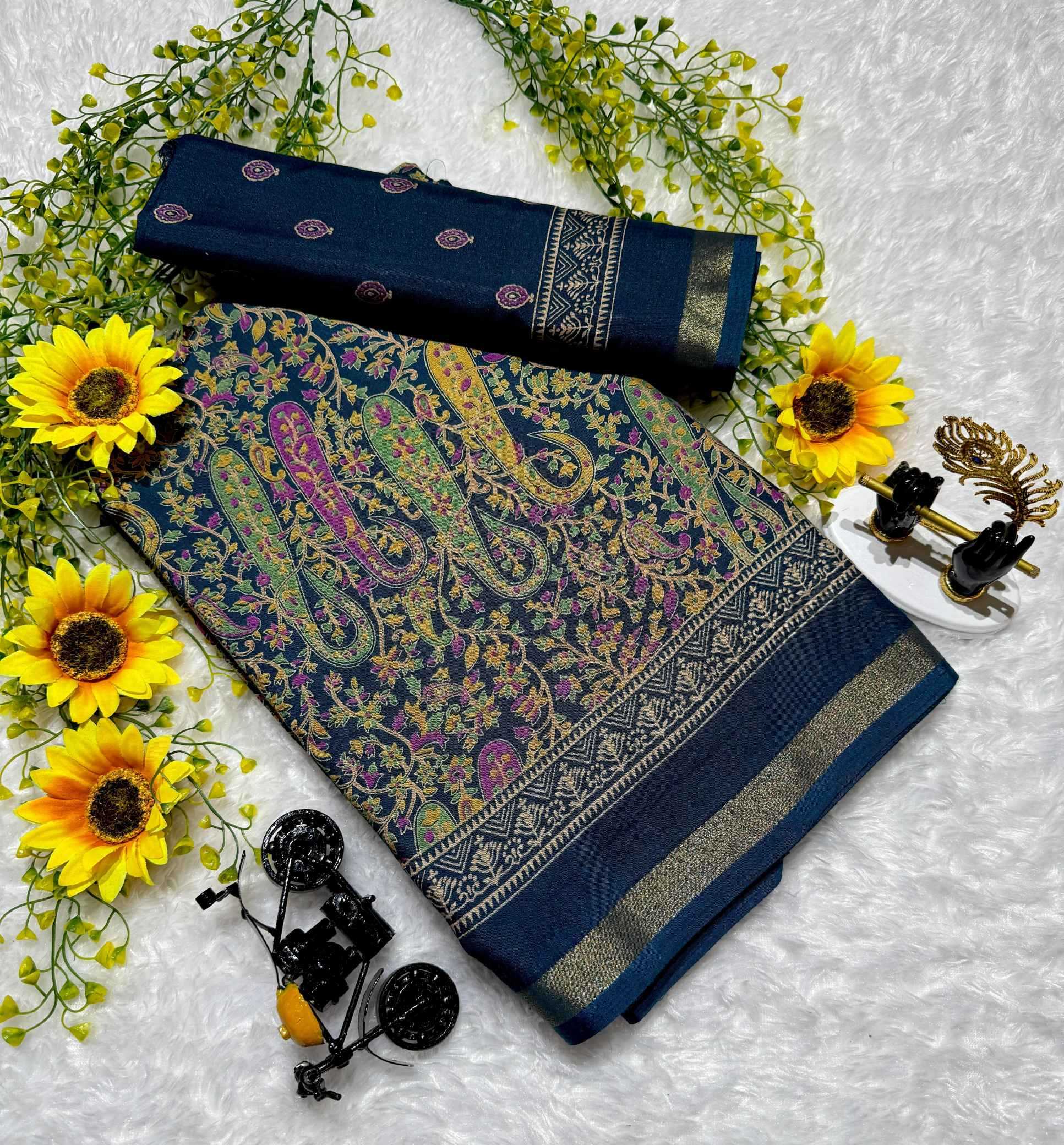 Ynf Cotton KESH693 Saba Sarees Wholesale Designer Sarees Ajrakh Sarees Traditional Sarees Mulmul Cotton Sarees Manufacturer- Kapda Export