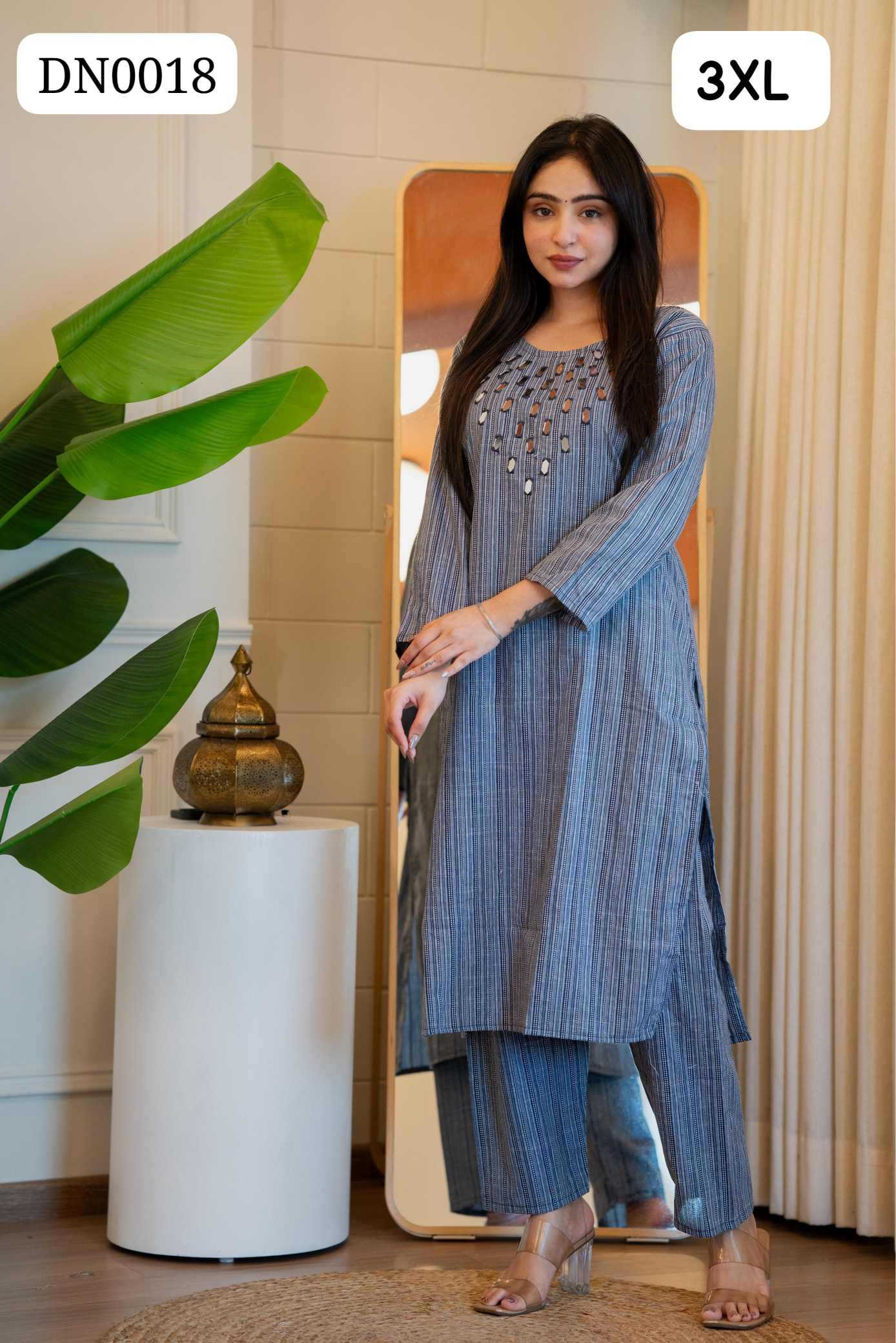 Ynf Cotton KESH720 DN0018 Kurti Plus Size Collections Wholesale Designer Kurtis Cotton Kurtis Kurti With Pants Manufacturer- Kapda Export