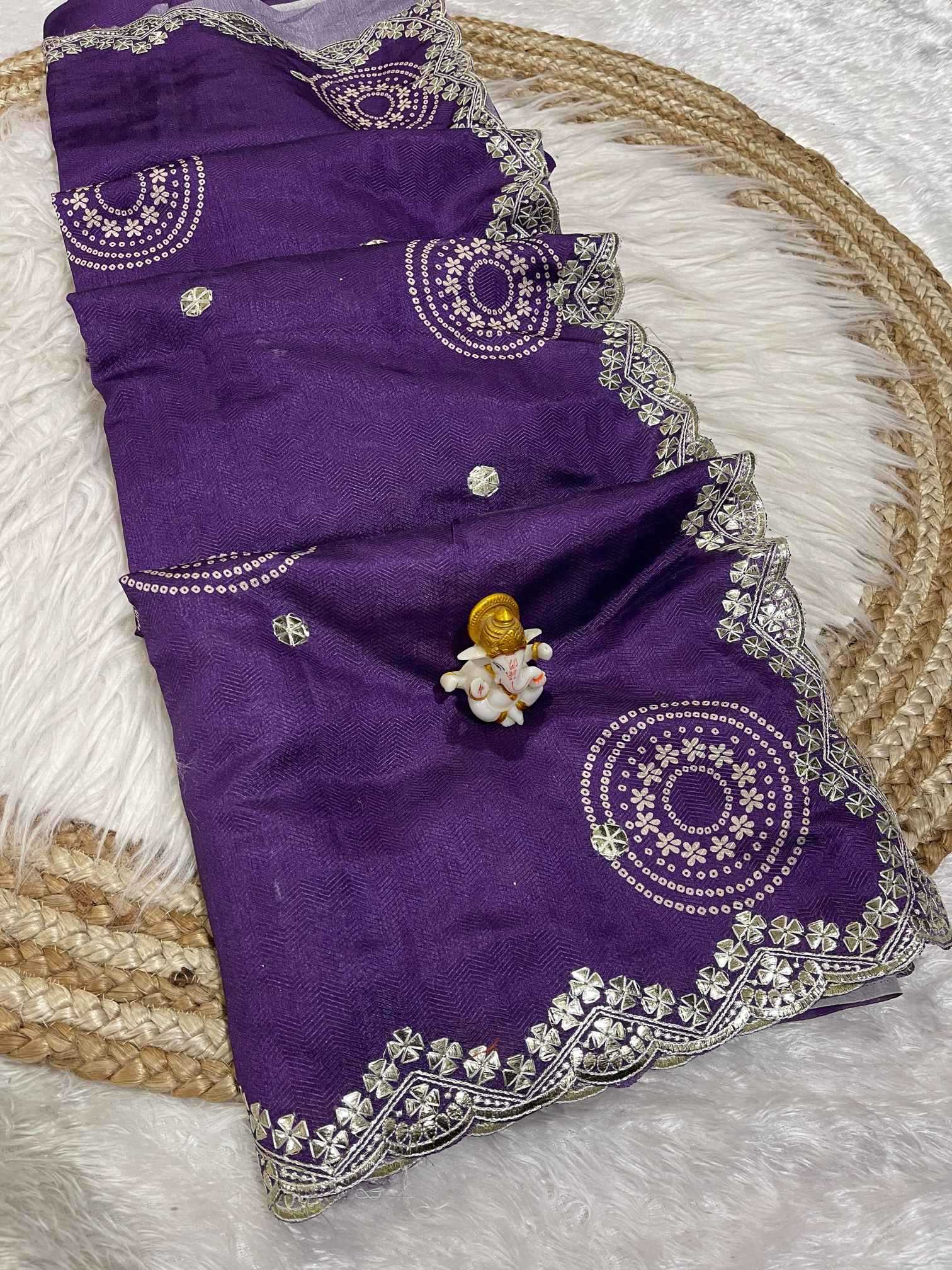 Ynf Cotton KESH725 Abhaya Sarees Wholesale Printed Sarees Gota Patti Sarees Cotton Sarees Manufacturer- Kapda Export