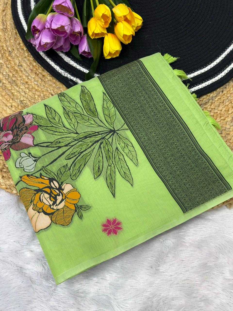 Ynf Cotton KESH737 Faiha Sarees Wholesale Designer Sarees Butta Sarees Cotton Sarees Manufacturer- Kapda Export