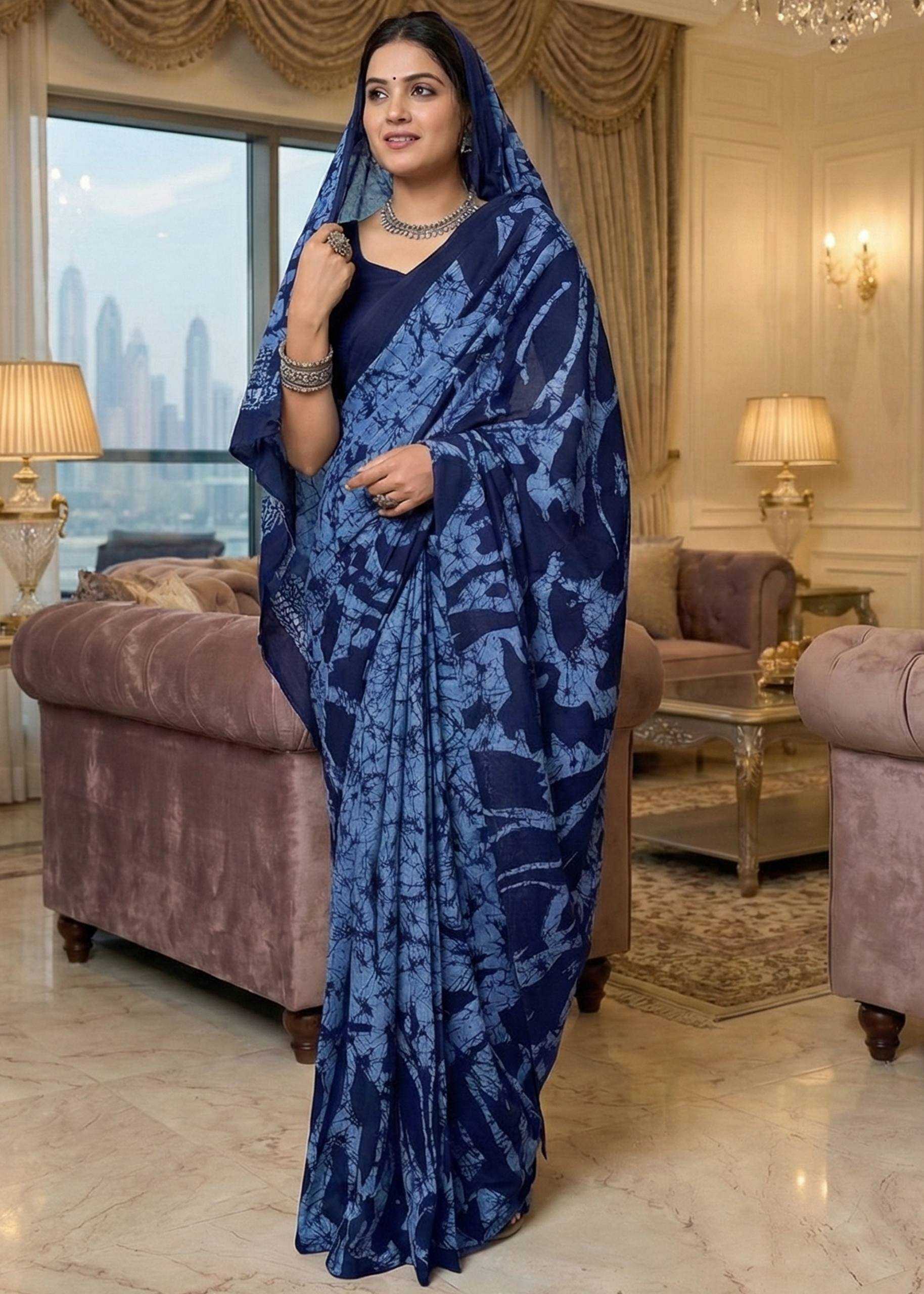 Ynf Cotton RIN229 MTR Sarees Wholesale Designer Sarees Printed Sarees Cotton Sarees Manufacturer- Kapda Export