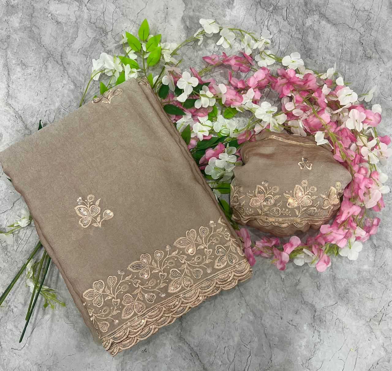 Ynf Crush Silk KESH635 Zeba Silk Sarees Wholesale Soft Silk Sarees Designer Silk Sarees Embroidered Silk Sarees Manufacturer- Kapda Export