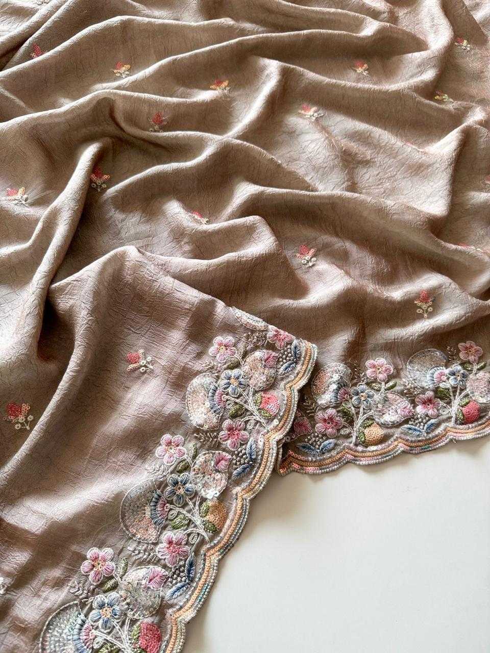 Ynf Crush Silk KESH681 106 Sarees Festive Collections Wholesale Embroidered Sarees Silk Sarees Sarees With Blouse Manufacturer- Kapda Export