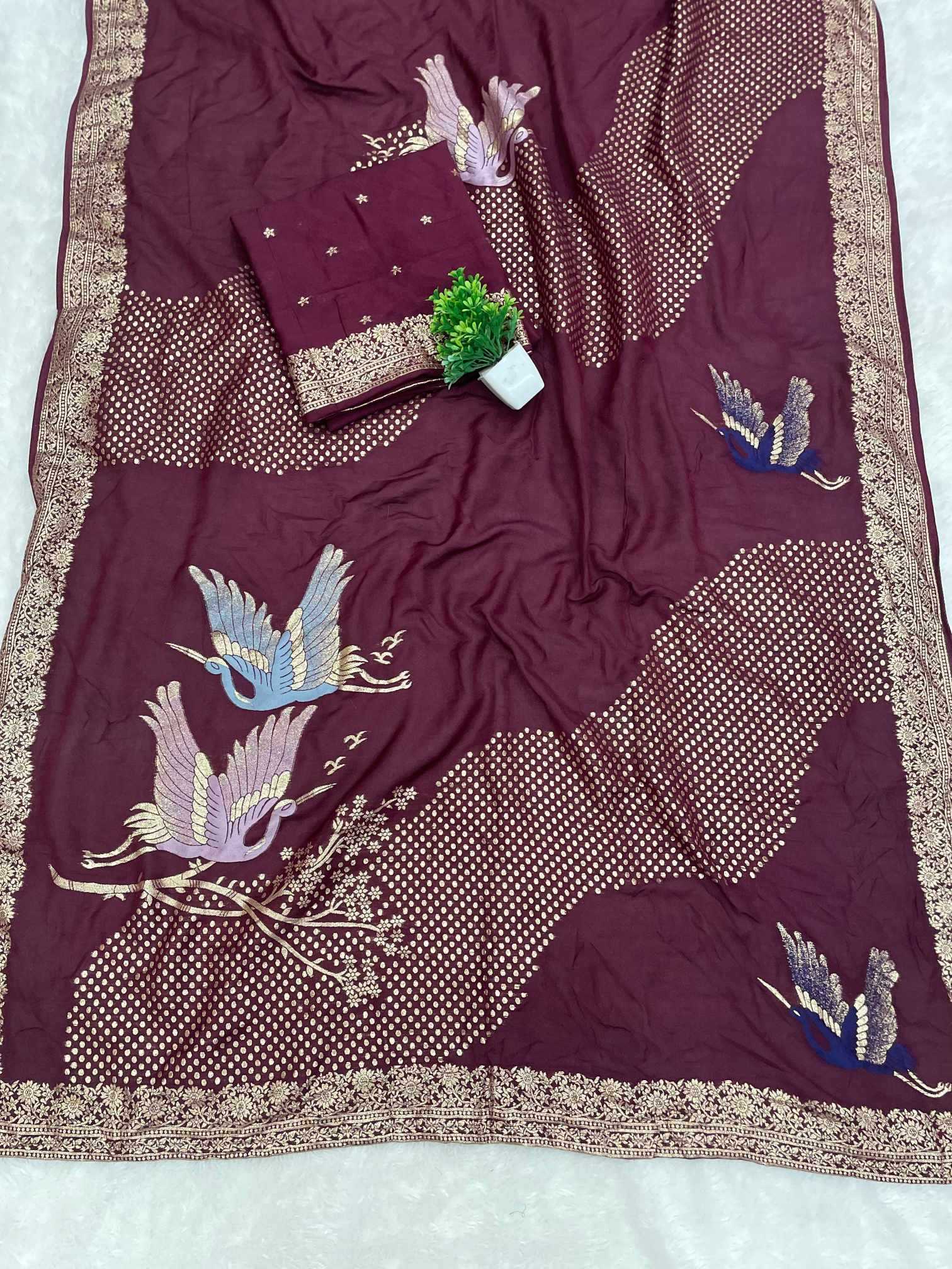 Ynf Dola Silk KESH649 Chandrikaa Silk Sarees Wholesale Dola Silk Sarees Printed Silk Saree Designer Silk Sarees Manufacturer- Kapda Export