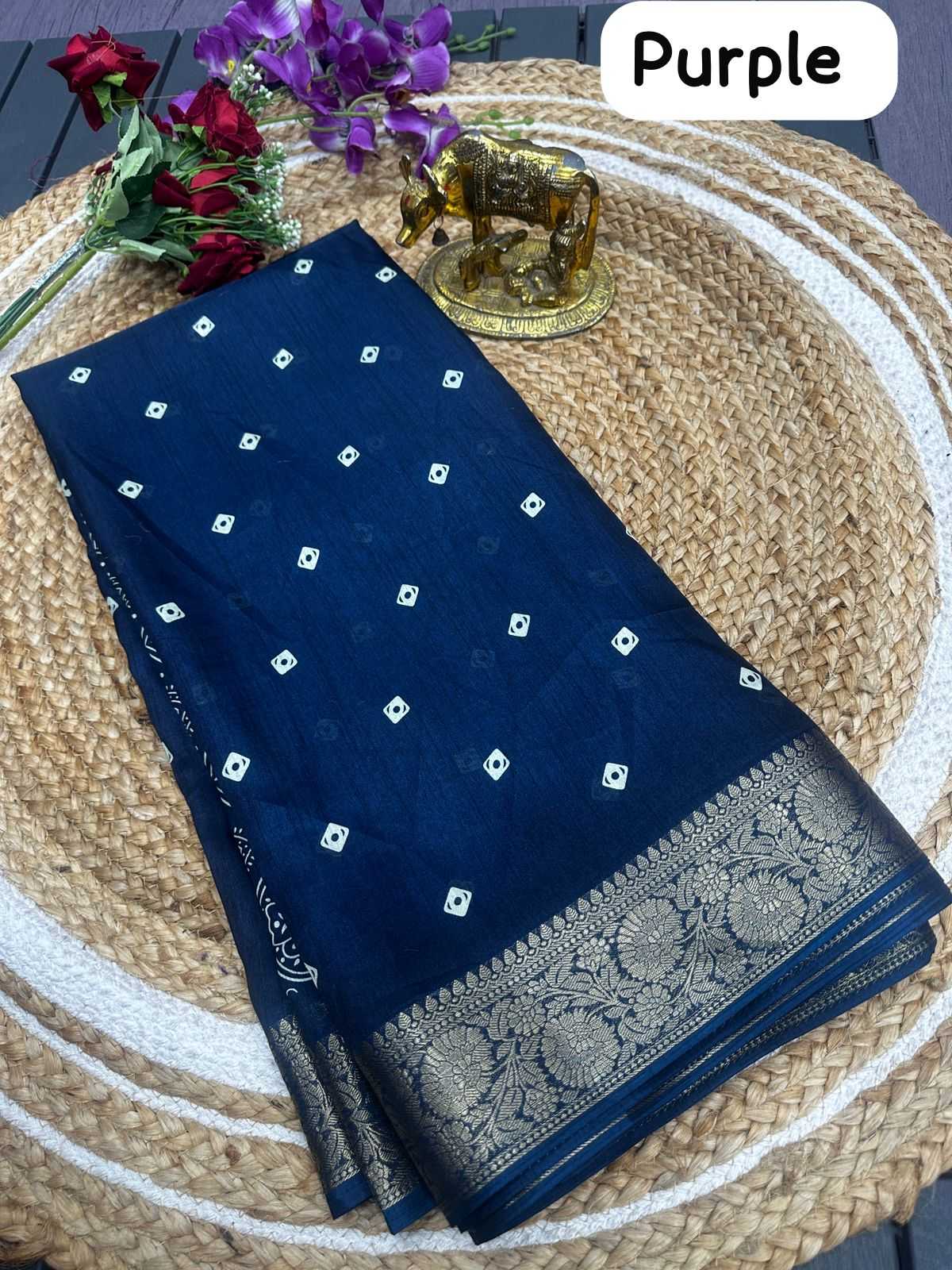 Ynf Dola Silk KESH729 Jarika 09 Silk Sarees Wholesale Dola Silk Sarees Soft Silk Sarees Printed Silk Saree Manufacturer- Kapda Export