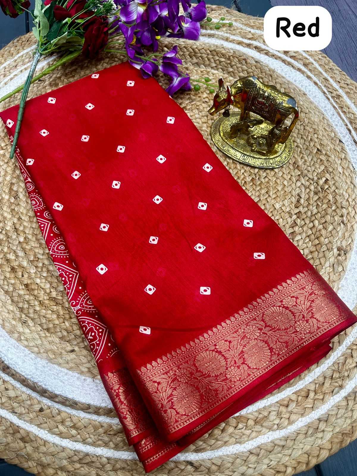 Ynf Dola Silk KESH729 Jarika 09 Silk Sarees Wholesale Dola Silk Sarees Soft Silk Sarees Printed Silk Saree Manufacturer- Kapda Export