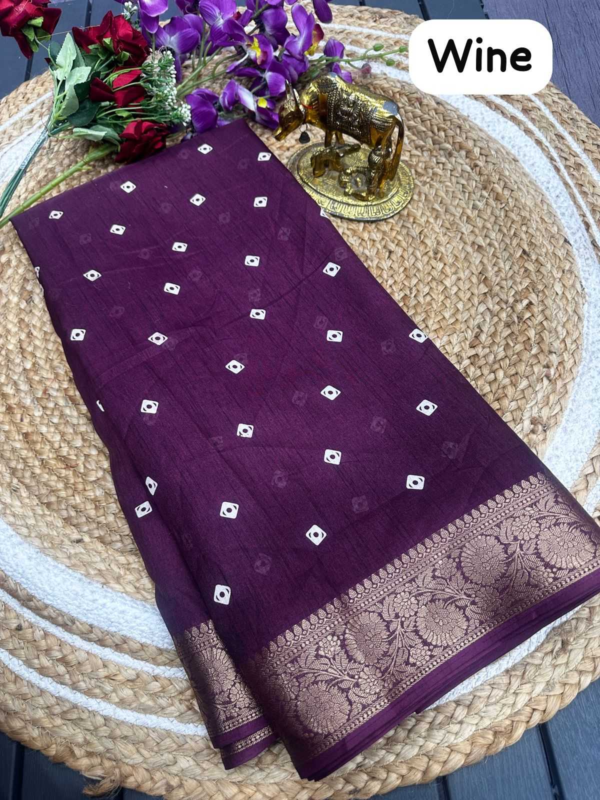 Ynf Dola Silk KESH729 Jarika 09 Silk Sarees Wholesale Dola Silk Sarees Soft Silk Sarees Printed Silk Saree Manufacturer- Kapda Export