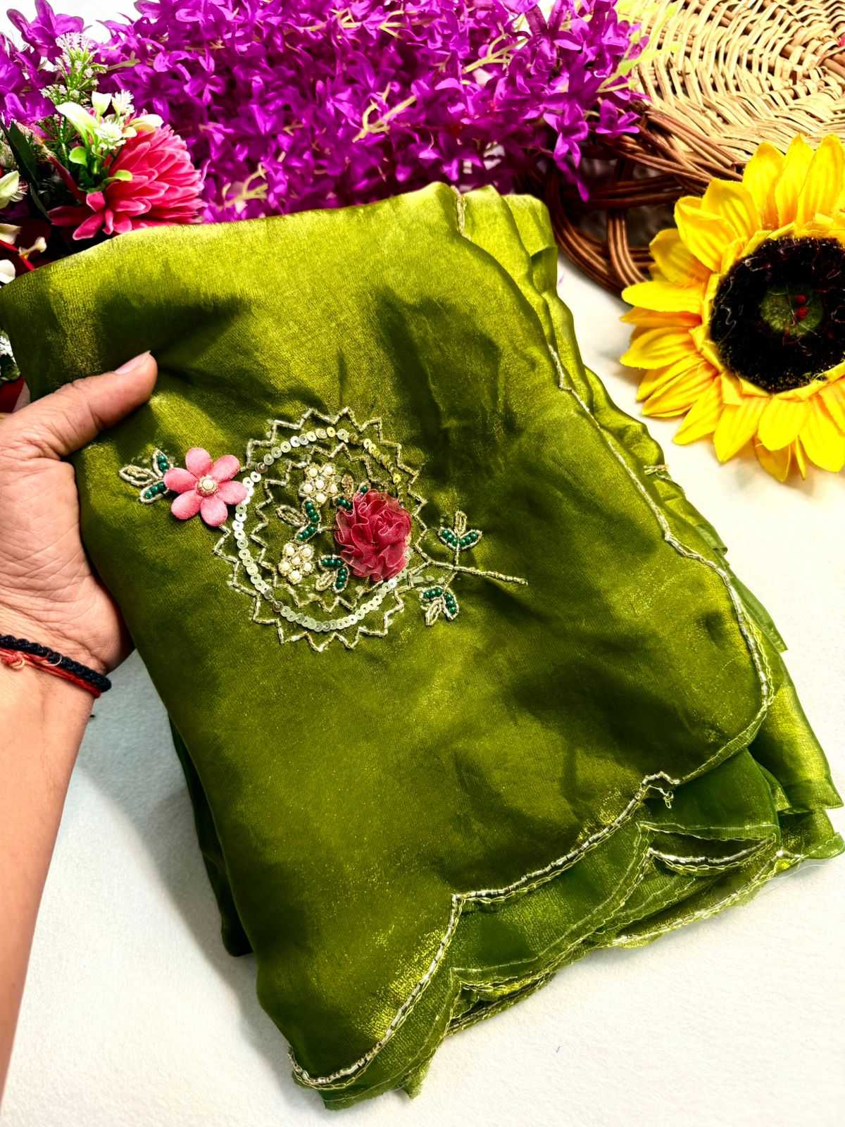 Ynf Fancy KESH576 265 Sarees Festive Collections Wholesale Sequin Sarees Hand Work Sarees Sarees With Blouse Manufacturer- Kapda Export