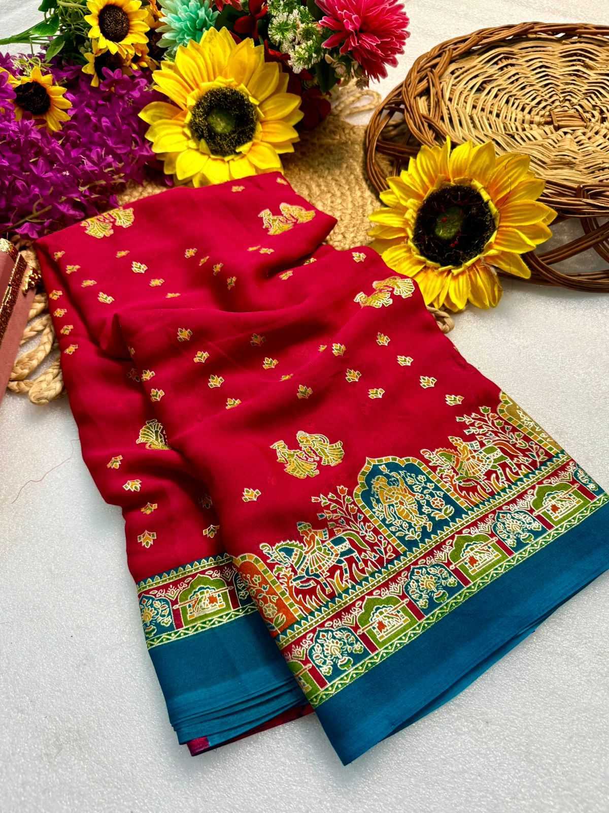 Ynf Fancy KESH576 Adhyaana Sarees Wholesale Designer Sarees Zari Border Sarees Traditional Sarees Manufacturer- Kapda Export