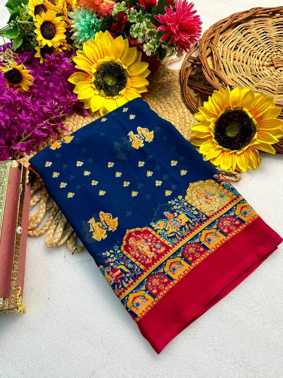 Ynf Fancy KESH576 Adhyaana Sarees Wholesale Designer Sarees Zari Border Sarees Traditional Sarees Manufacturer- Kapda Export