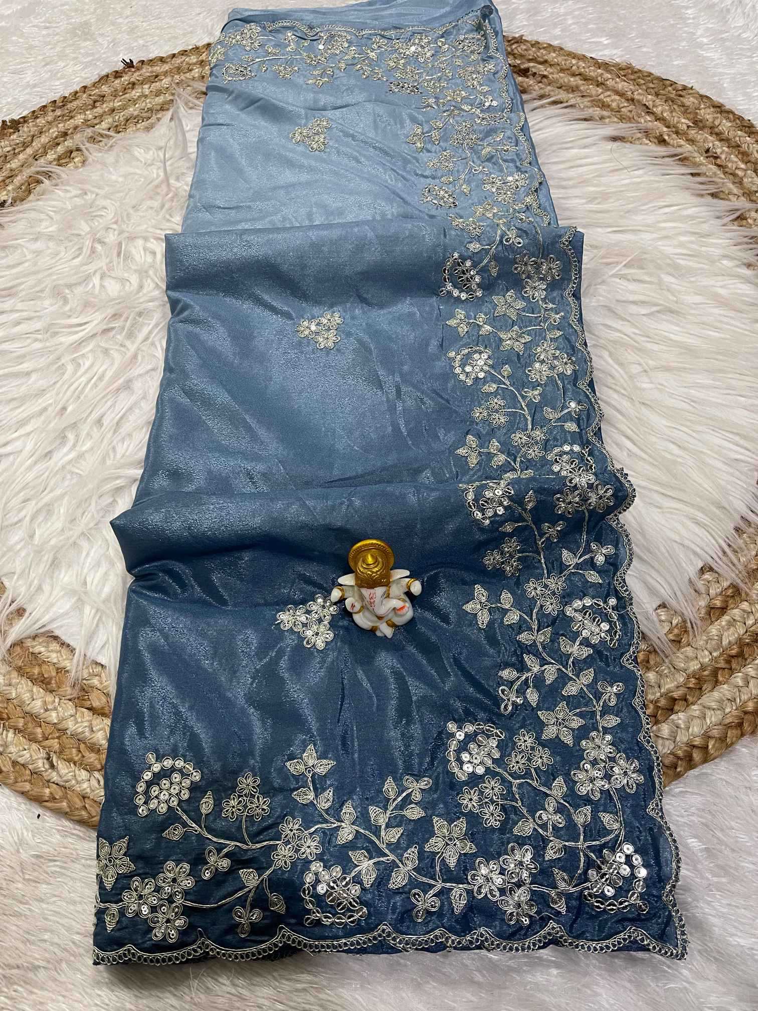 Ynf Fancy KESH725 Anvitaa Sarees Wholesale Designer Sarees Party Wear Sarees Sequence Sarees Manufacturer- Kapda Export