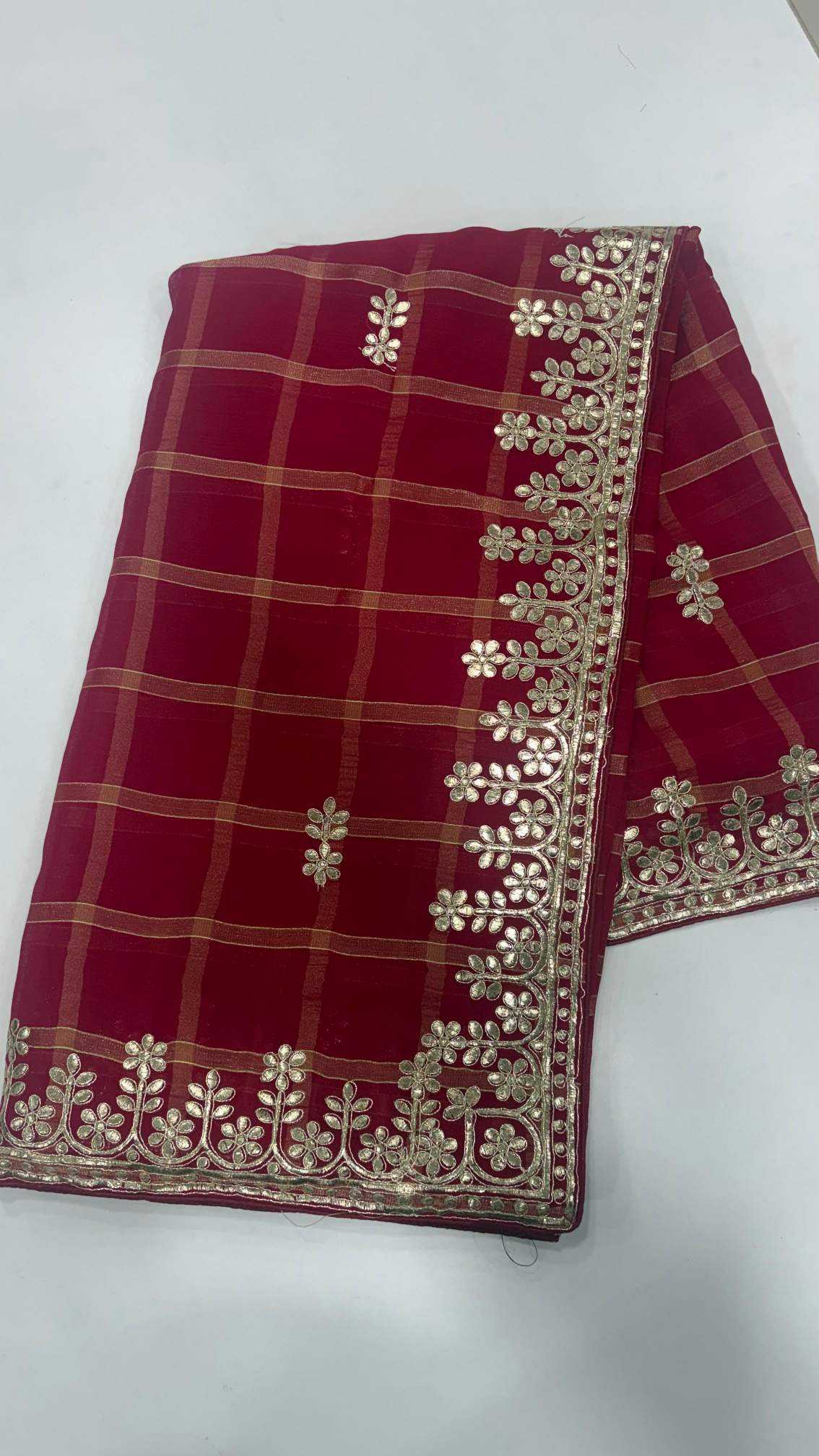 Ynf Fancy RIN102 Vedika Sarees Wholesale Designer Sarees Gota Patti Sarees Zari Sarees Manufacturer- Kapda Export