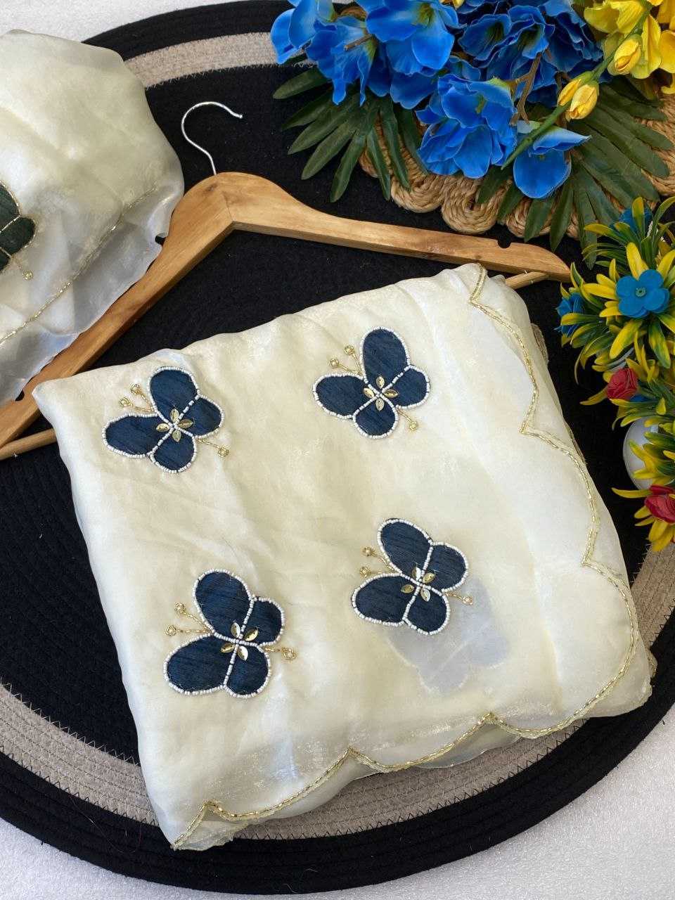 Ynf FENDY KESH554 TAMNNA Sarees Wholesale Hand Work Sarees Butta Sarees Satin Sarees Manufacturer- Kapda Export