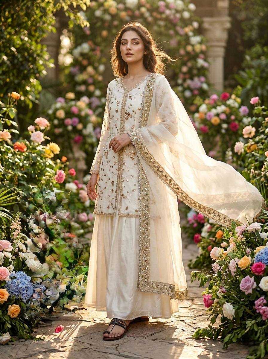 Ynf FENDY KESH614 037 Suits & Dresses Wholesale Palazzo Suit Party wear suits Designer Suits Manufacturer- Kapda Export