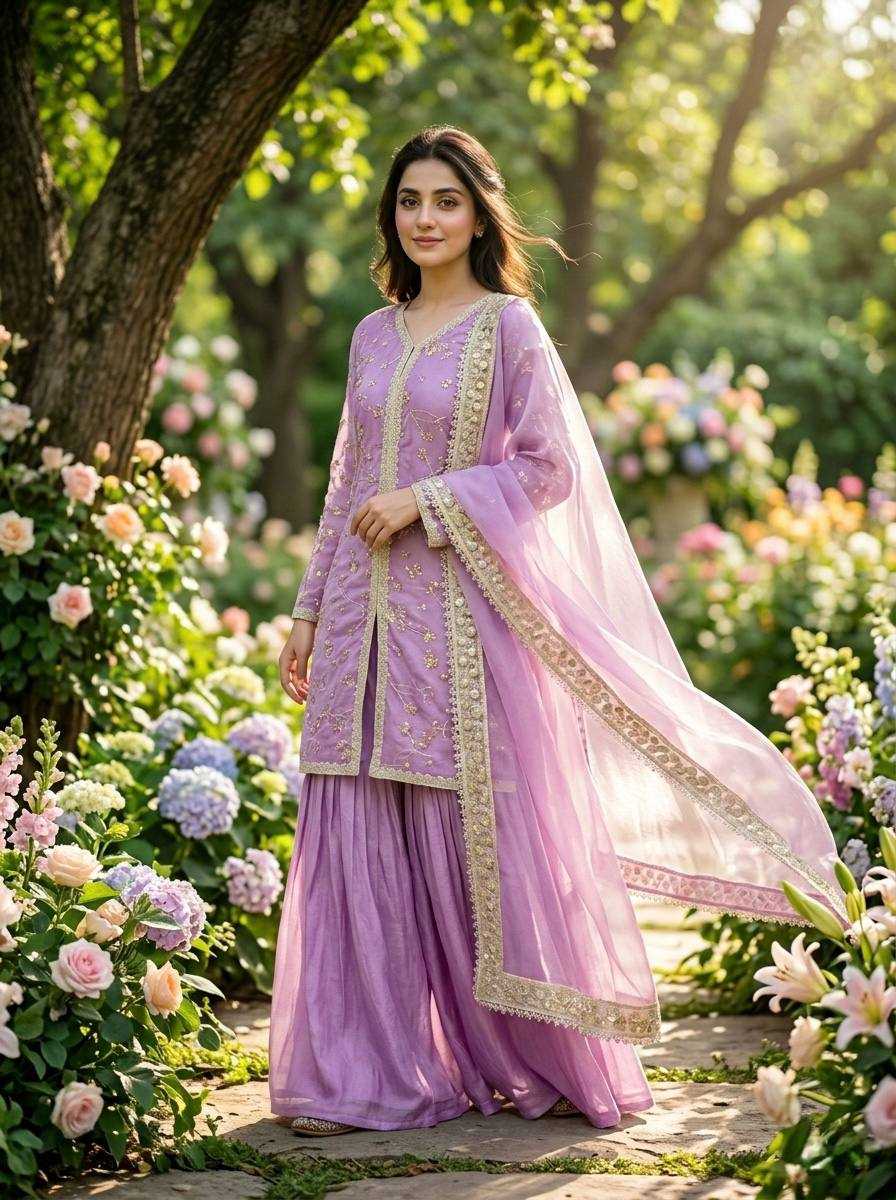 Ynf FENDY KESH614 037 Suits & Dresses Wholesale Palazzo Suit Party wear suits Designer Suits Manufacturer- Kapda Export