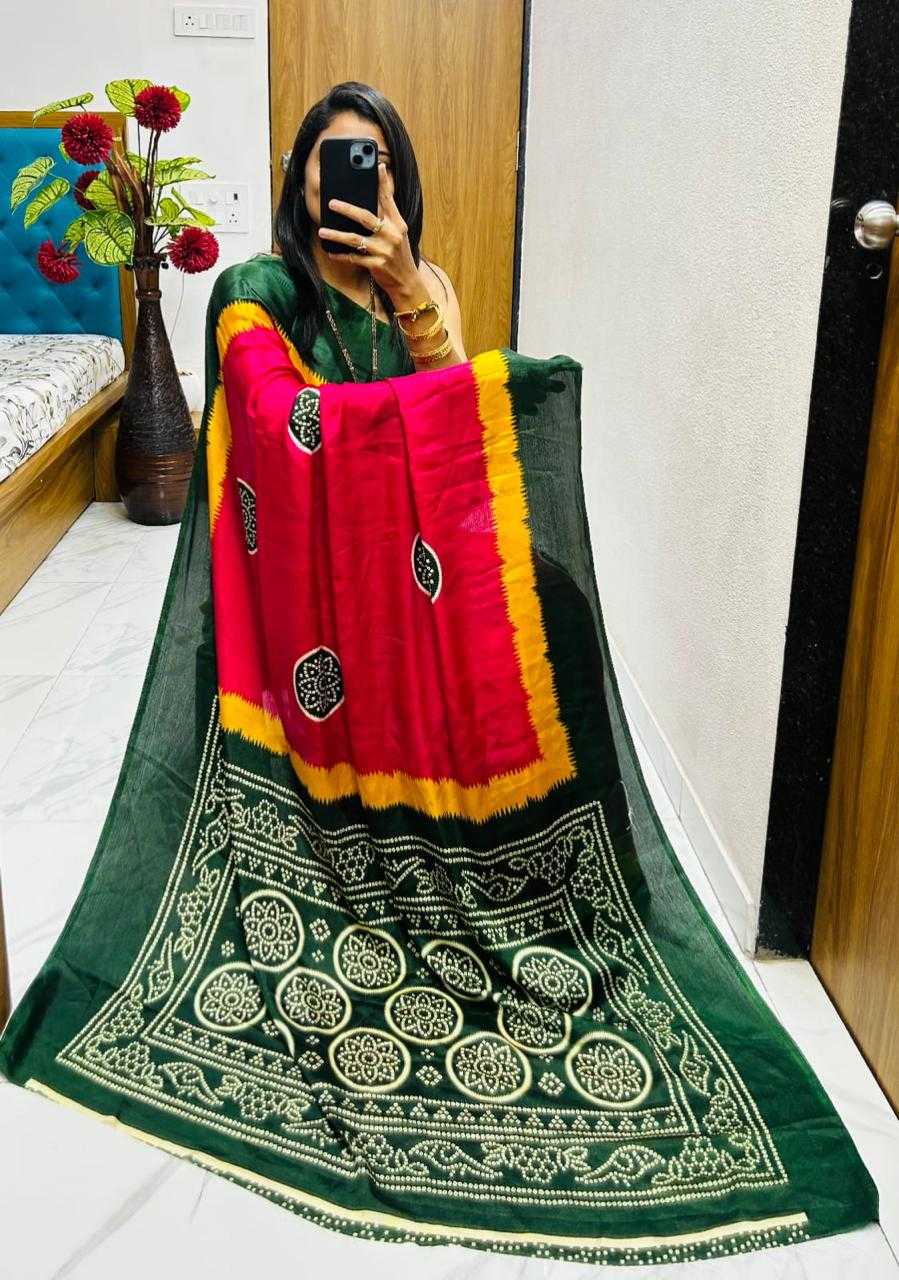 Ynf Gajji Silk KESH576 Aimaara Sarees Silk Sarees Wholesale Ajrakh Sarees Gajji Modal Sarees Soft Silk Sarees Manufacturer- Kapda Export