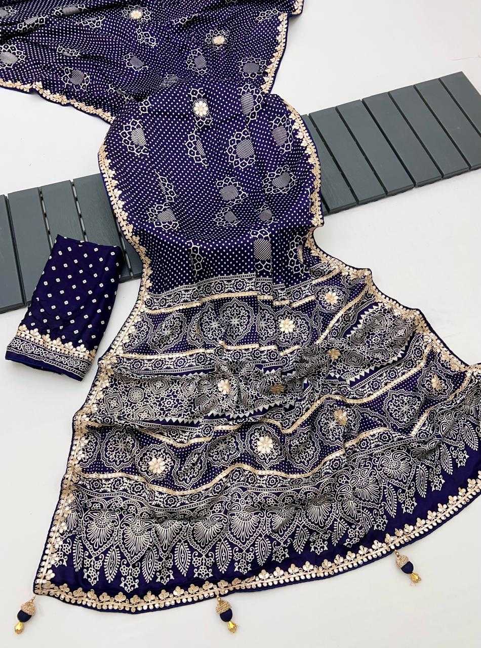 Ynf Gajji Silk KESH649 Aima Silk Sarees Wholesale Gajji Modal Sarees Printed Silk Saree Designer Silk Sarees Manufacturer- Kapda Export