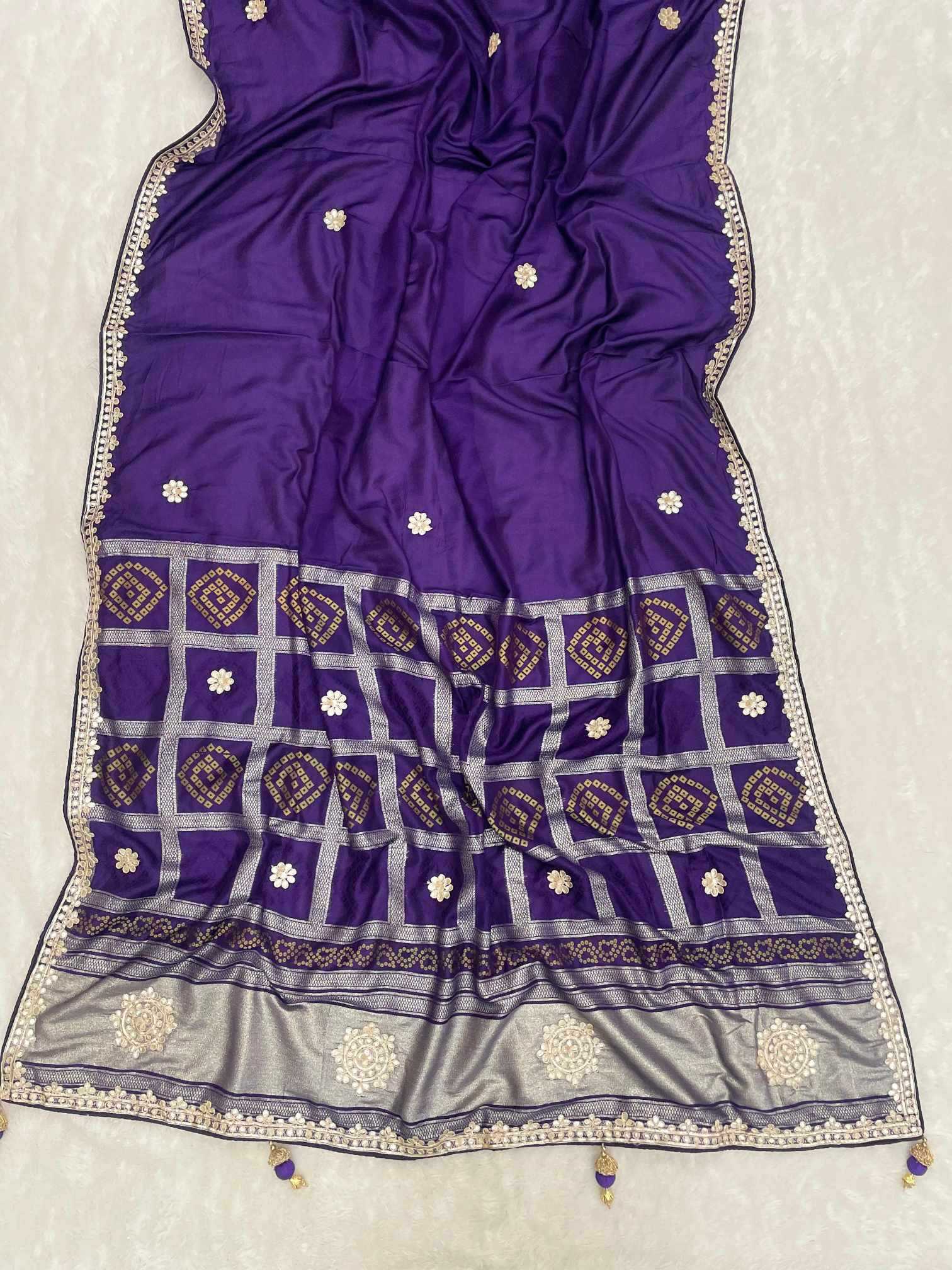 Ynf Gajji Silk KESH649 Ajra Silk Sarees Wholesale Gajji Modal Sarees Printed Silk Saree Designer Silk Sarees Manufacturer- Kapda Export