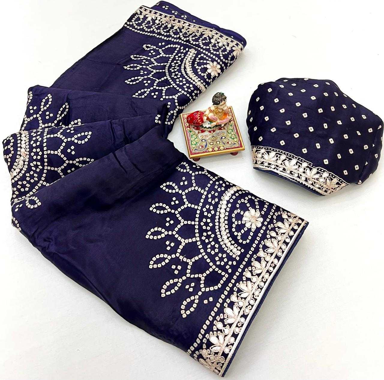 Ynf Gajji Silk KESH649 Amodita Silk Sarees Wholesale Gajji Modal Sarees Printed Silk Saree Designer Silk Sarees Manufacturer- Kapda Export