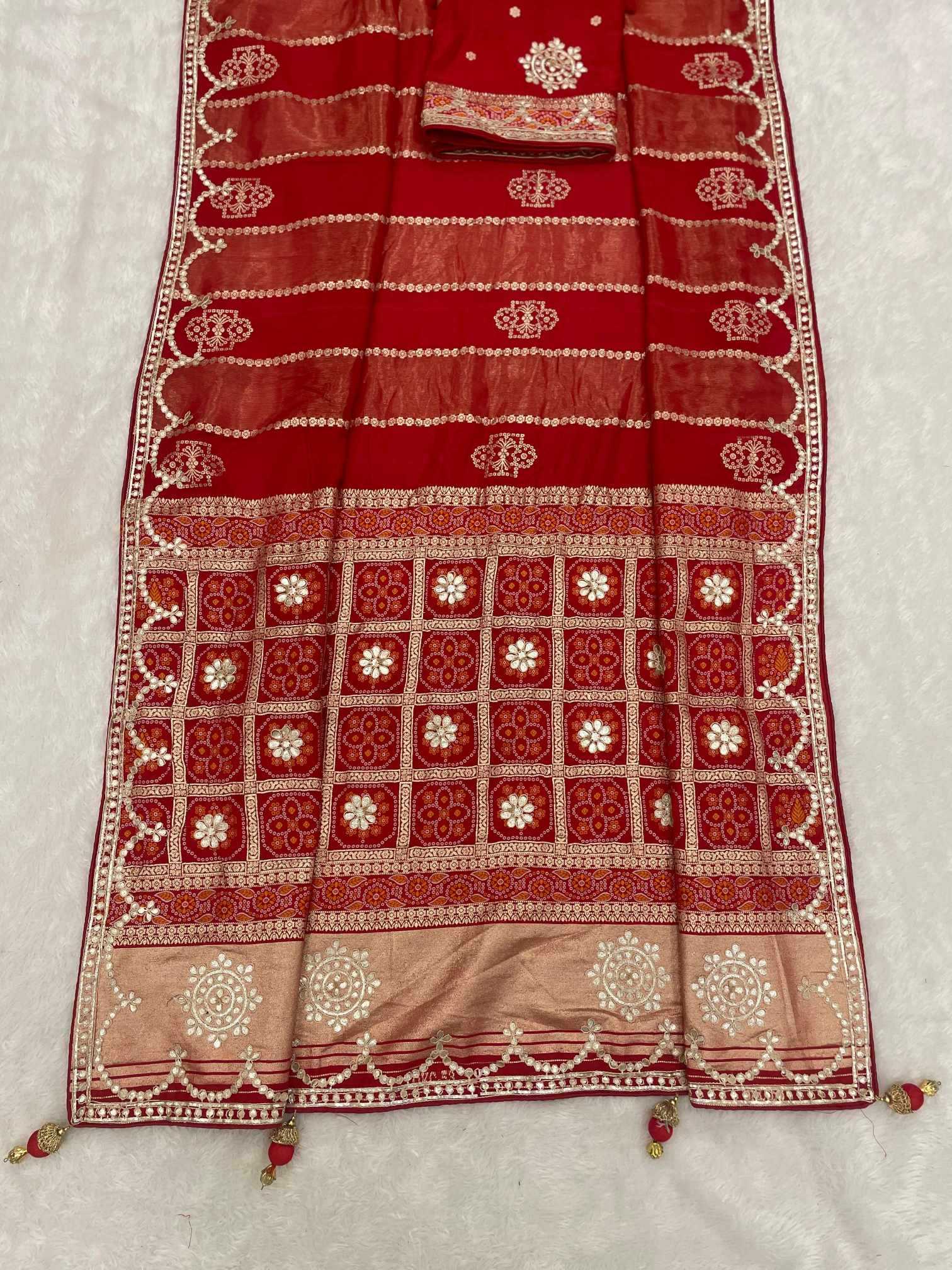 Ynf Gajji Silk KESH649 Antra Silk Sarees Wholesale Gajji Modal Sarees Brocade Sarees Printed Silk Saree Manufacturer- Kapda Export