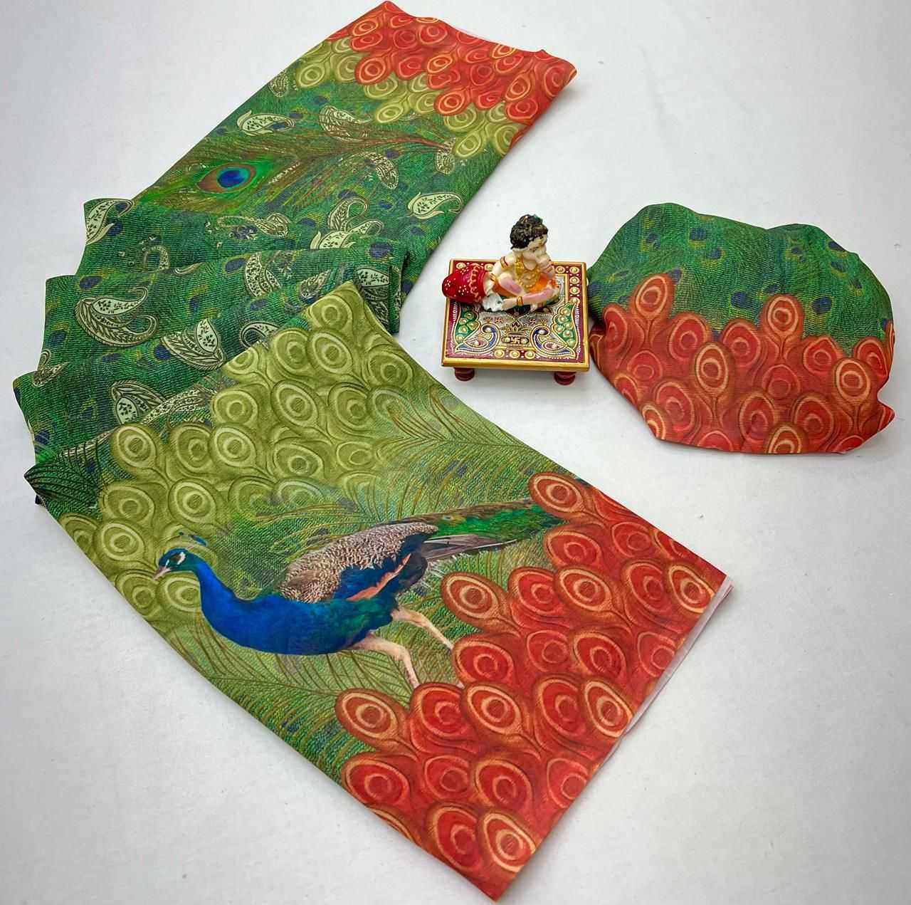 Ynf Georgette KESH649 Kainat Sarees Wholesale Designer Sarees Printed Sarees Georgette Sarees Manufacturer- Kapda Export