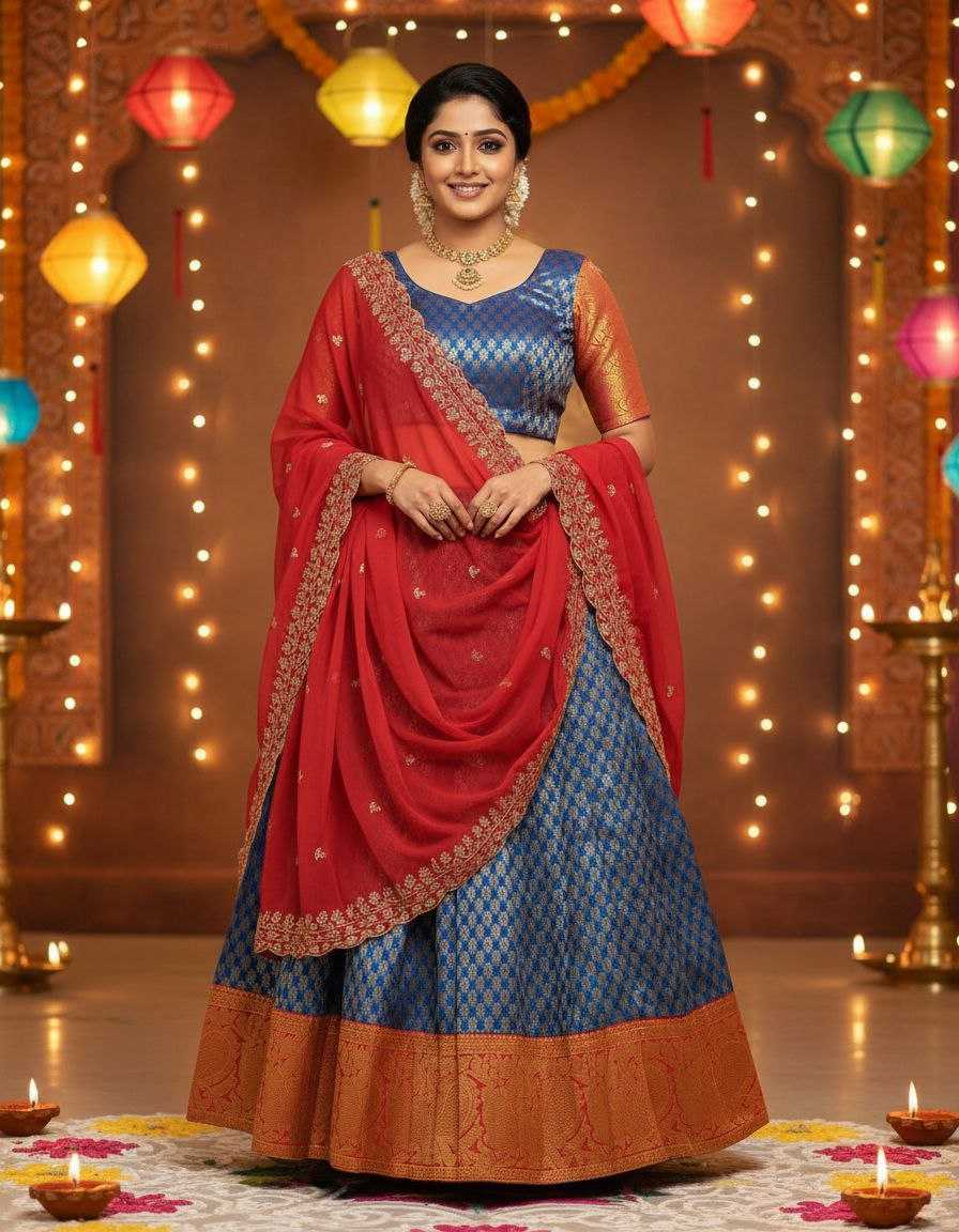 Ynf Kanjivaram Silk KESH723 art Lehengas Wholesale Designer Lehenga Traditional Lehenga Zari Work Lehenga Manufacturer- Kapda Export
