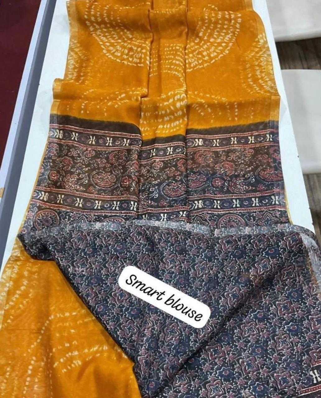 Ynf Linen KESH484 111 Sarees Festive Collections Wholesale Printed Sarees Linen Sarees Sarees With Blouse Manufacturer- Kapda Export