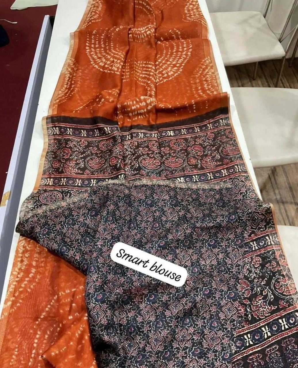 Ynf Linen KESH484 111 Sarees Festive Collections Wholesale Printed Sarees Linen Sarees Sarees With Blouse Manufacturer- Kapda Export