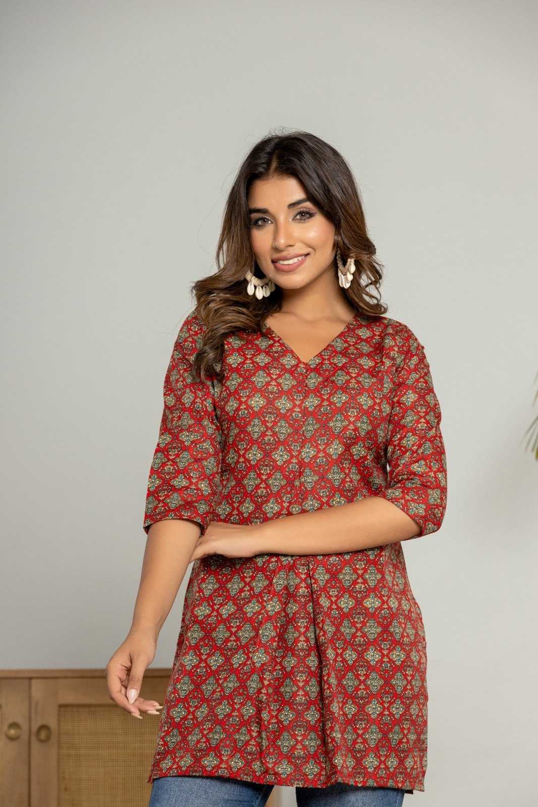 Ynf Poly Rayon KESH738 Mustard Western Wears Wholesale Tops Women Shirts Manufacturer- Kapda Export