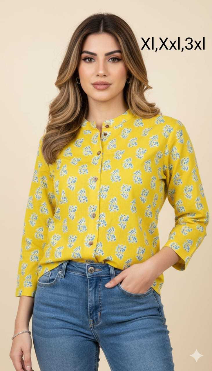 Ynf Pure Cotton KESH585 185 Western Wears Festive Collections Wholesale Tops Women Shirts Manufacturer- Kapda Export